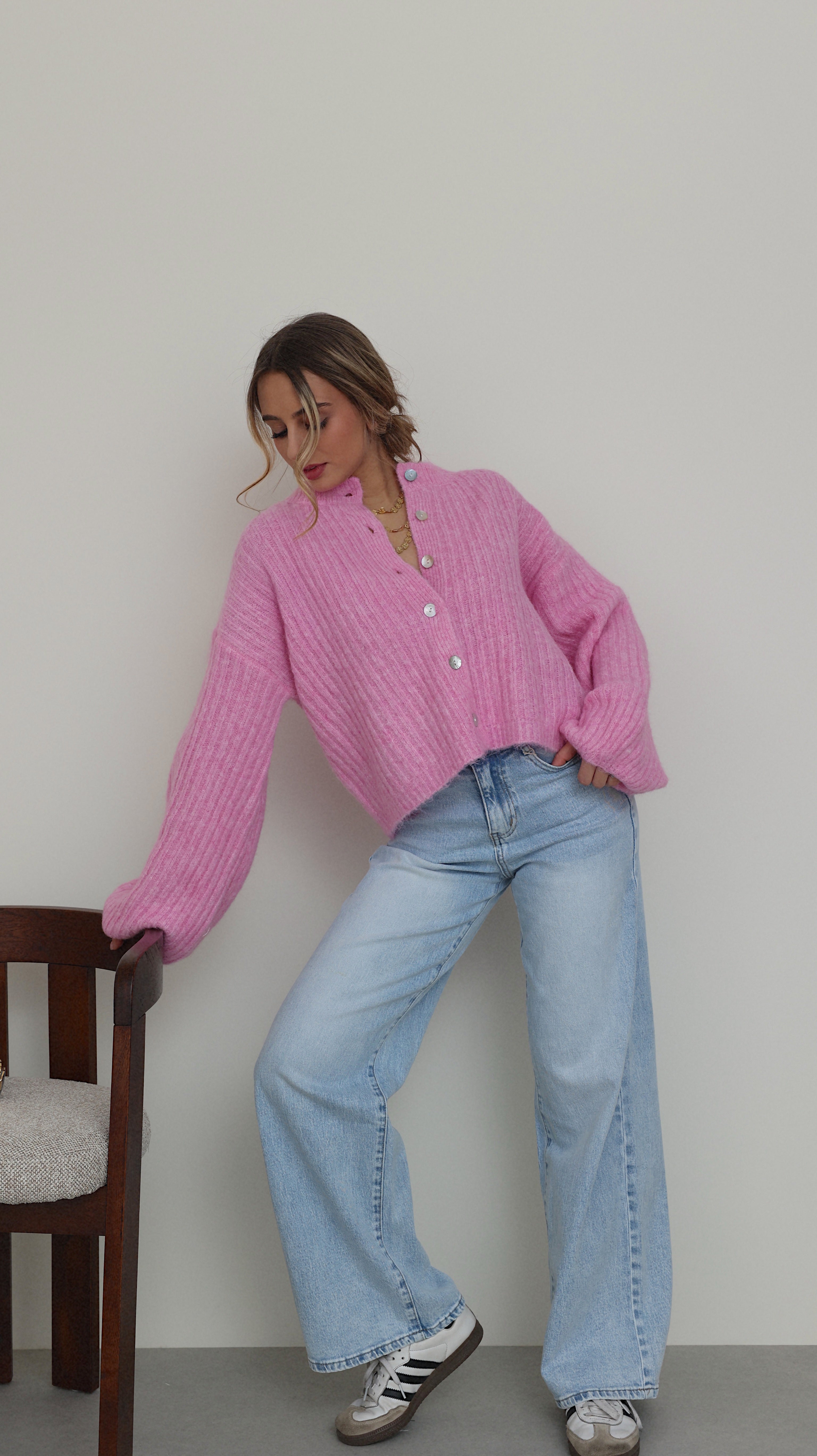 GILET VALERIE - ROSE