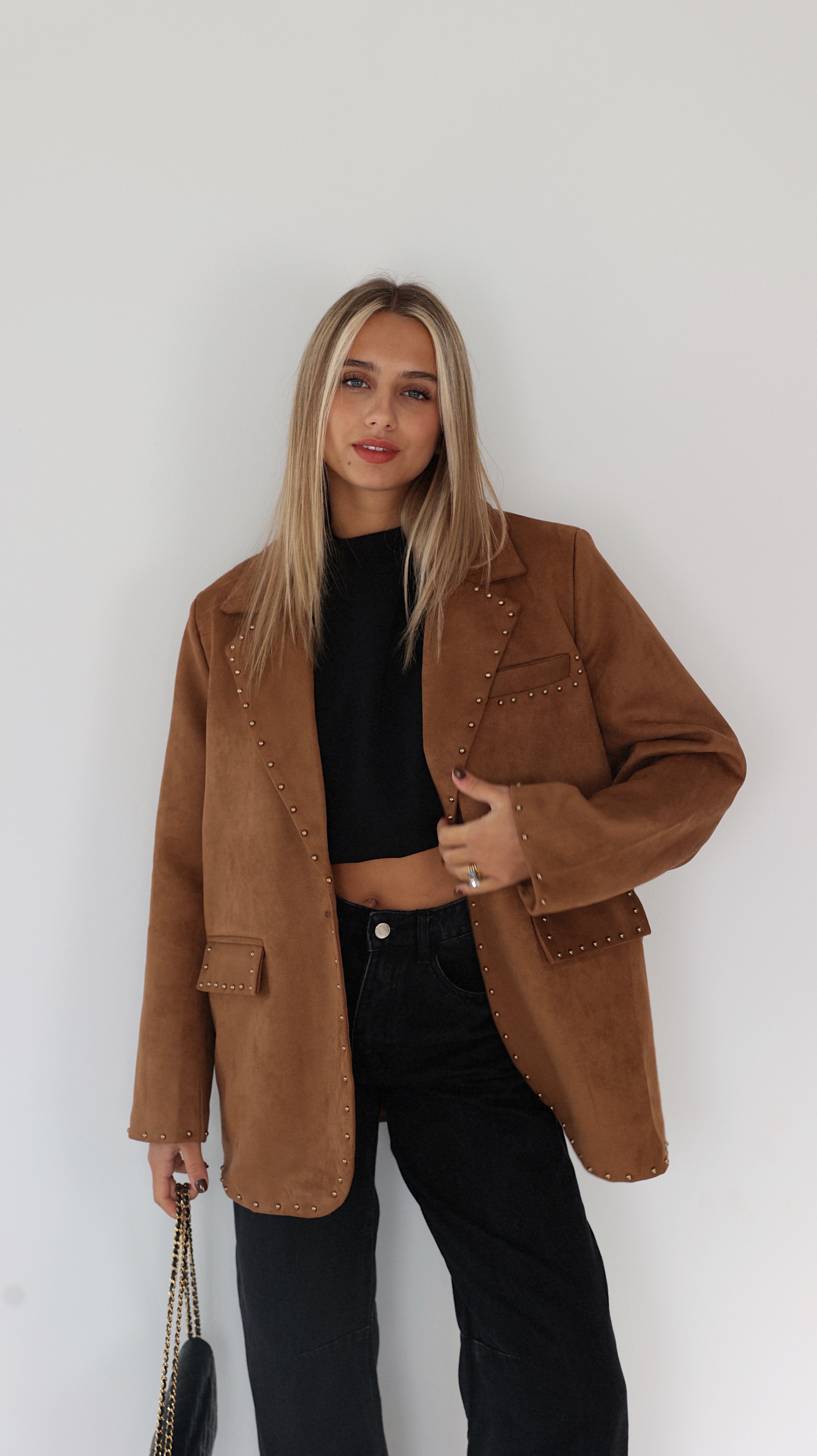 BLAZER DANIA - CAMEL
