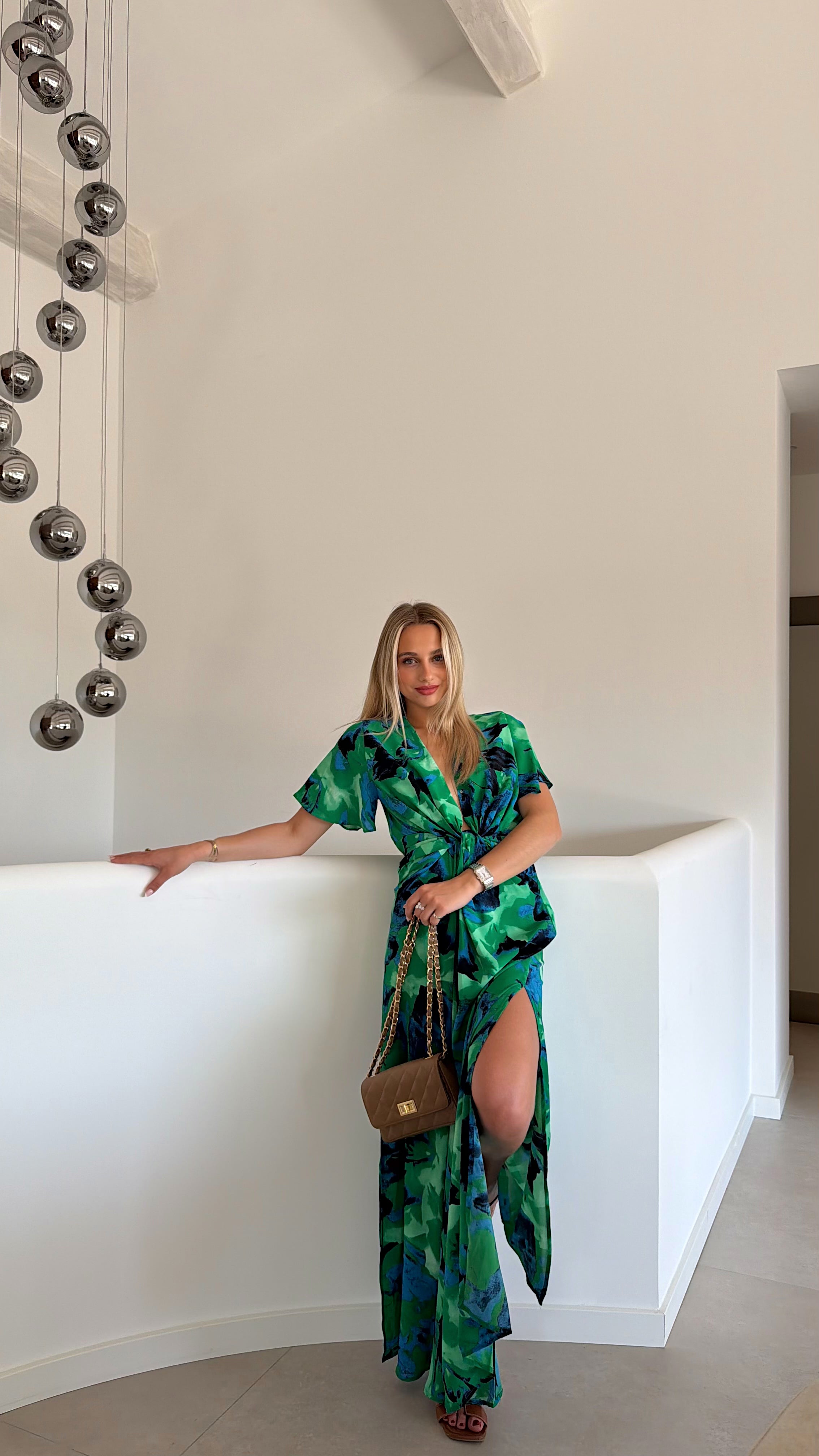 ISADORA DRESS - GREEN