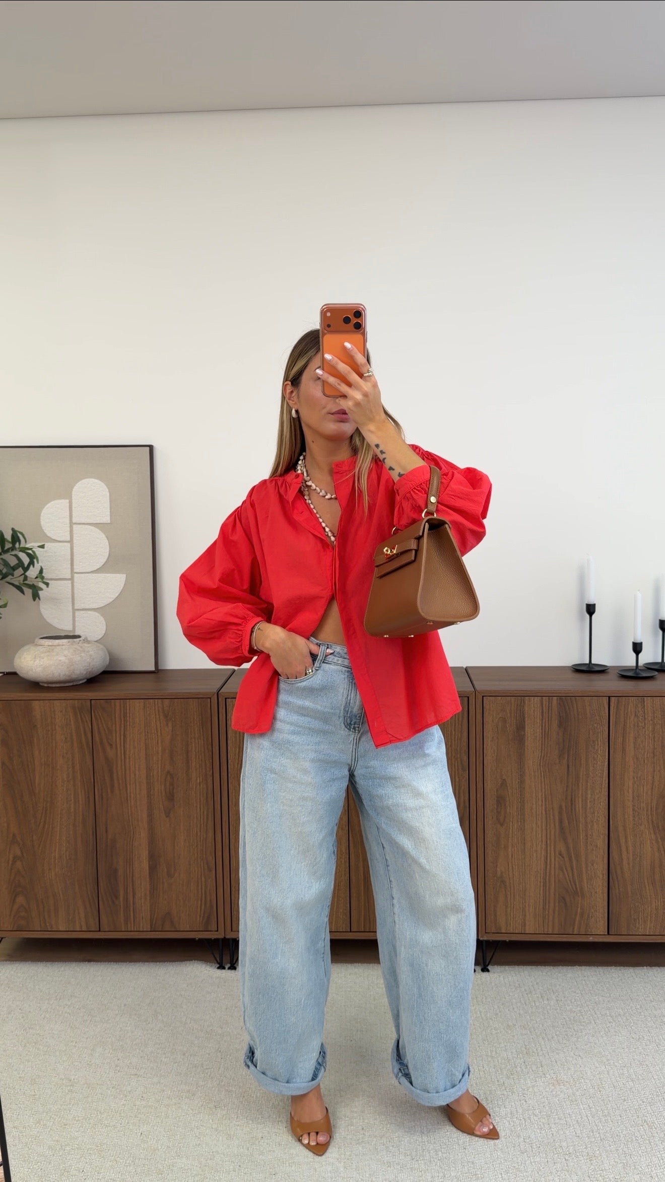 CLÉA BLOUSE - RED