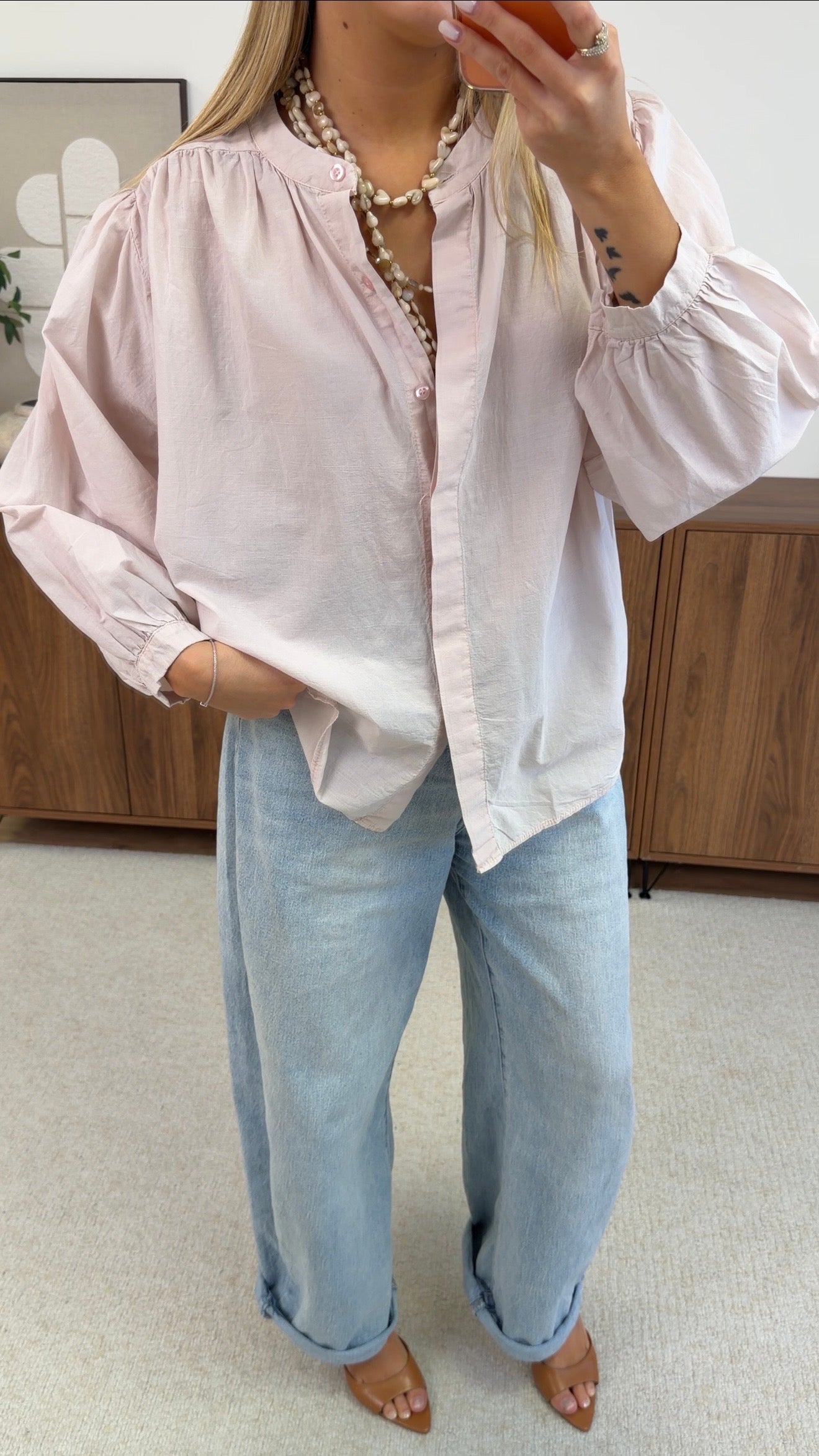 BLUSA CLÉA - ROSA CLARO