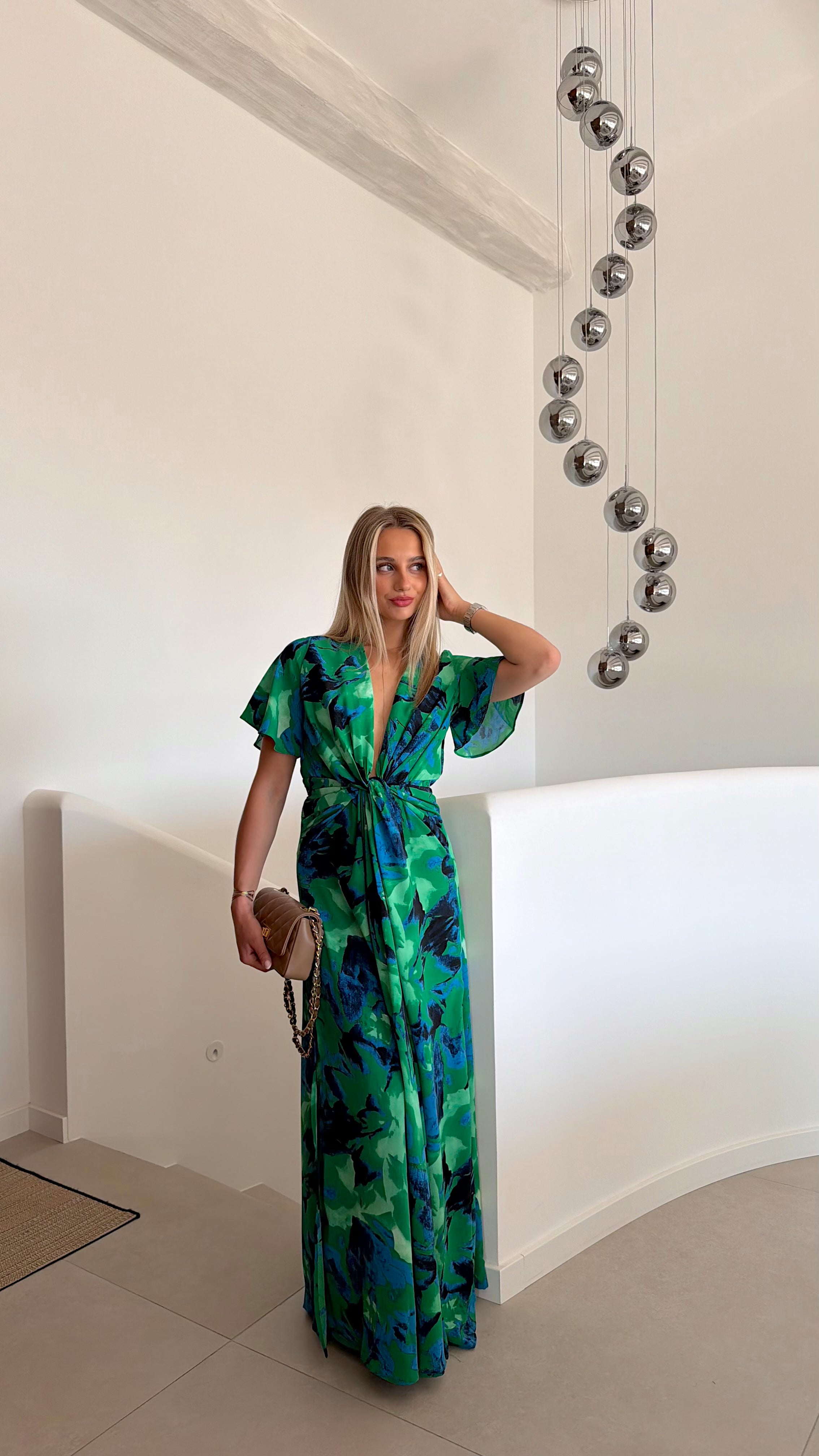 ISADORA DRESS - GREEN