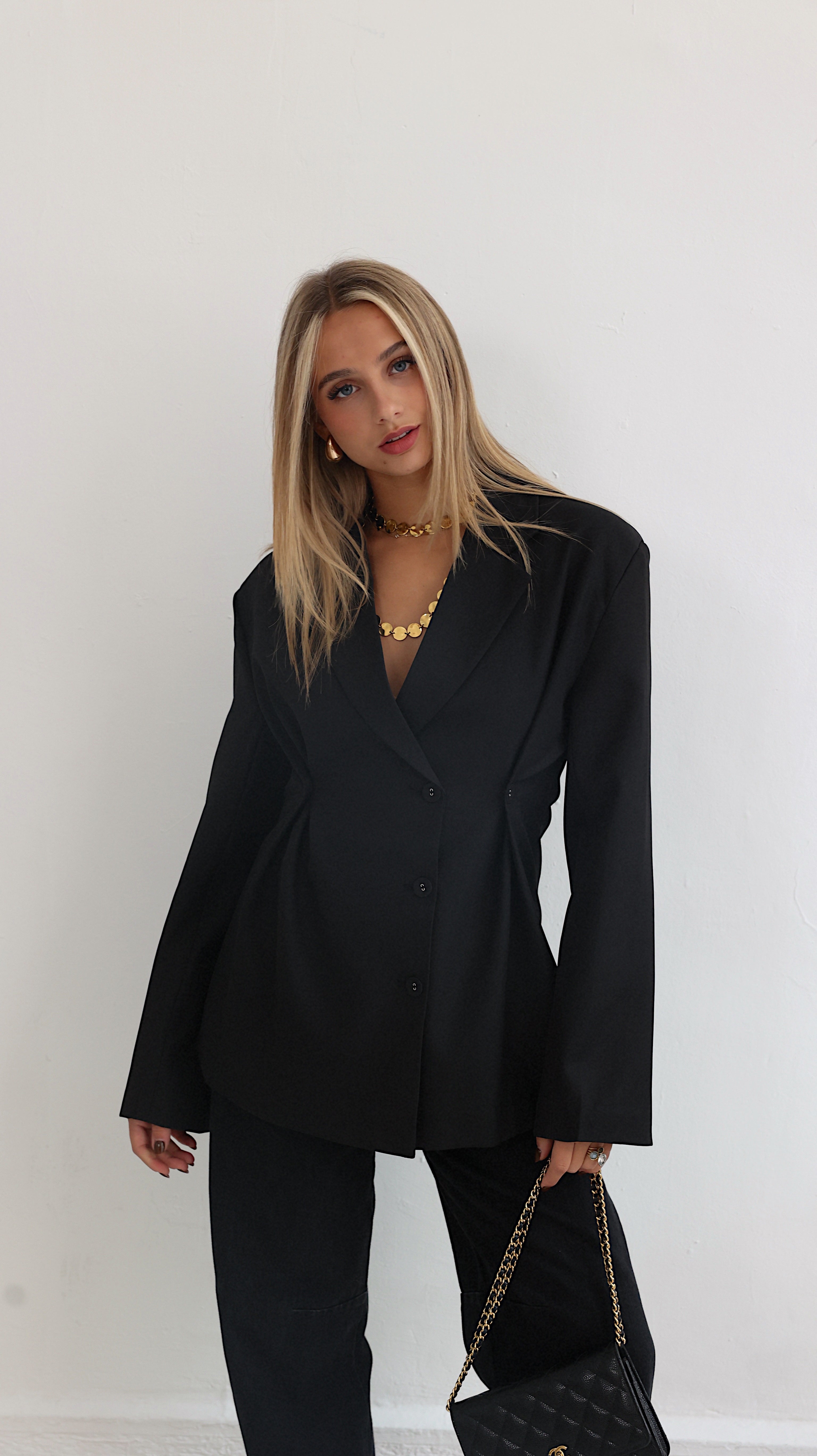 BLAZER LINA - GRIS TOPO