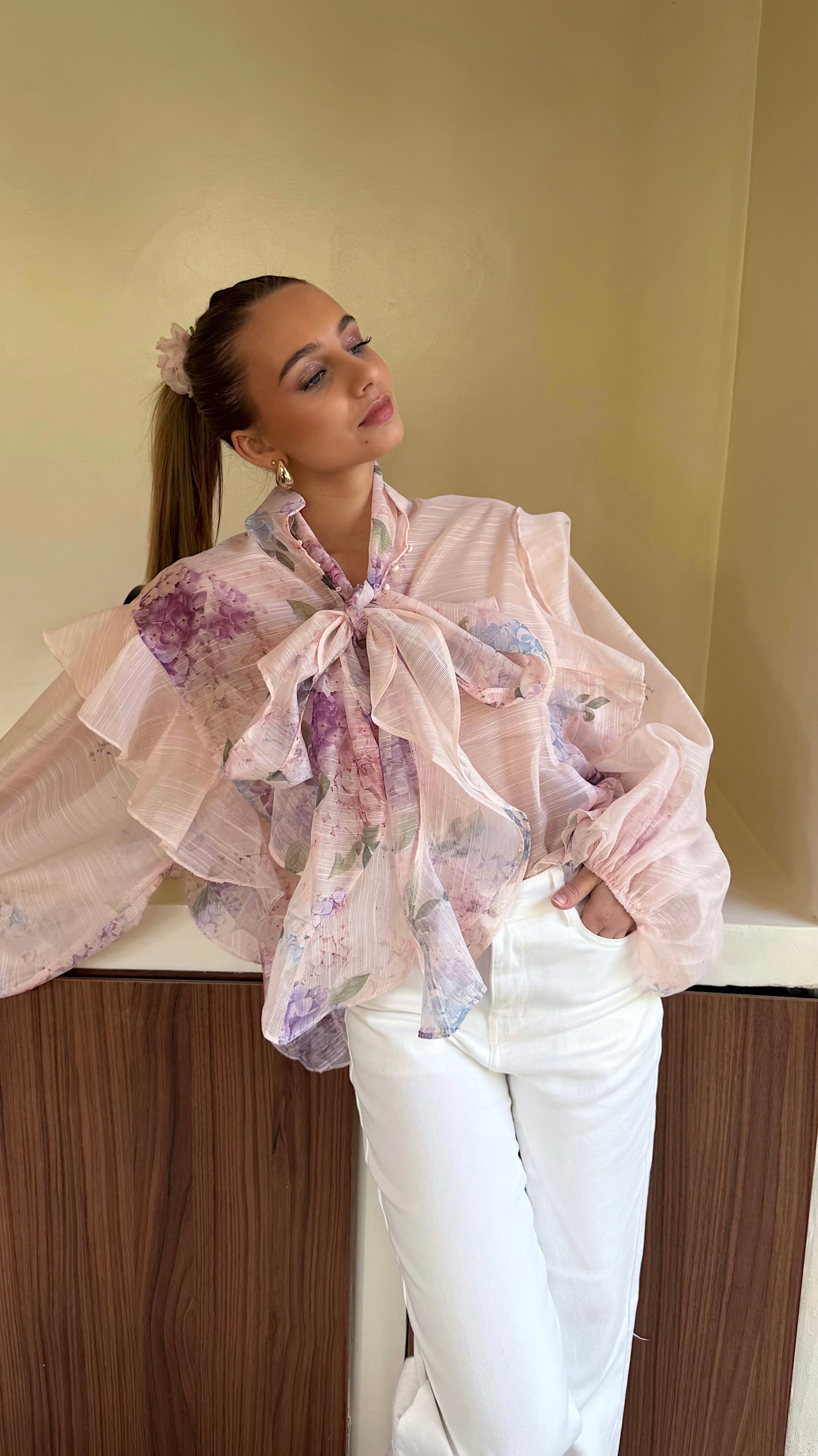 BLOUSE FANNY - LILAS