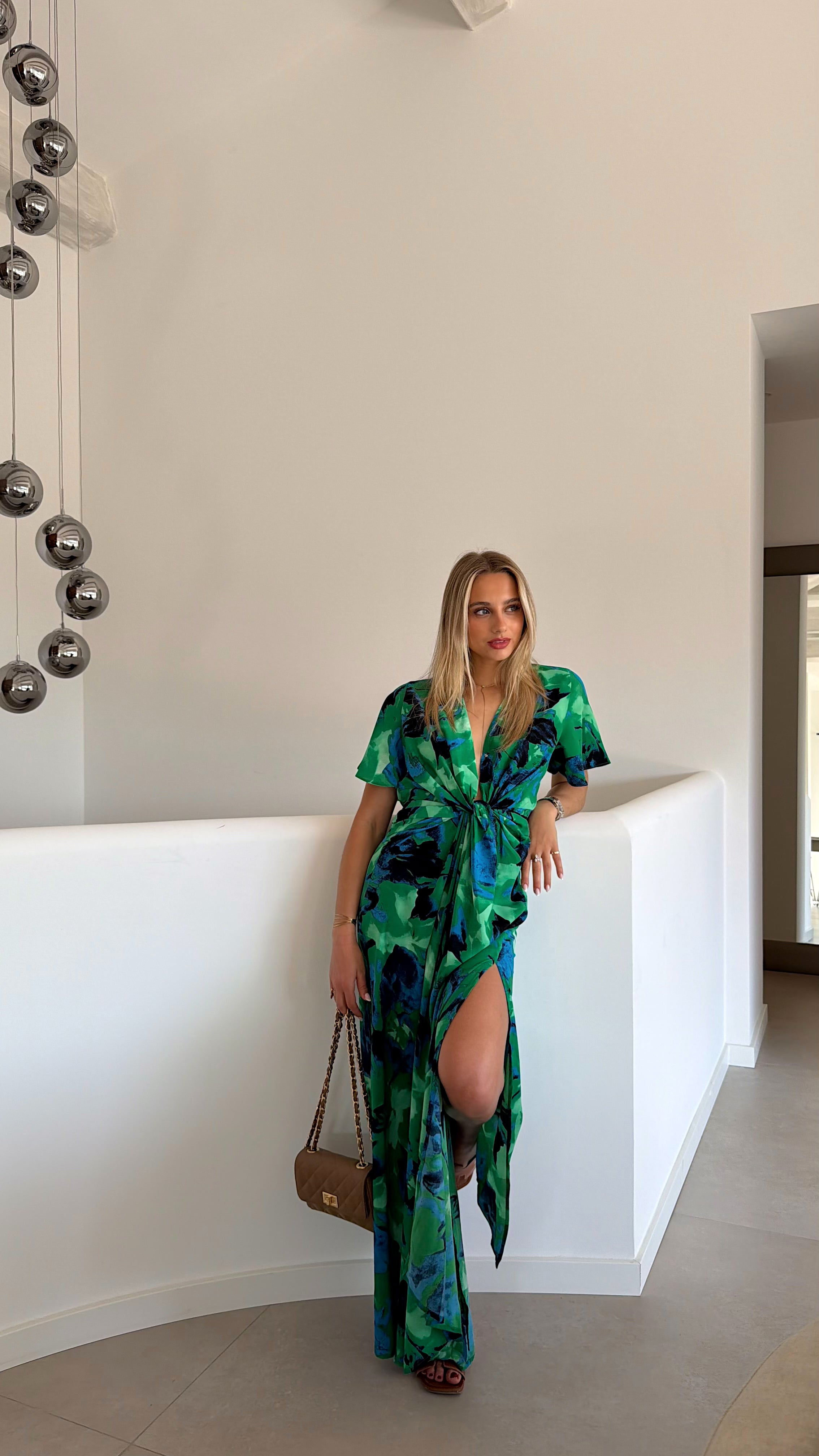 ISADORA DRESS - GREEN