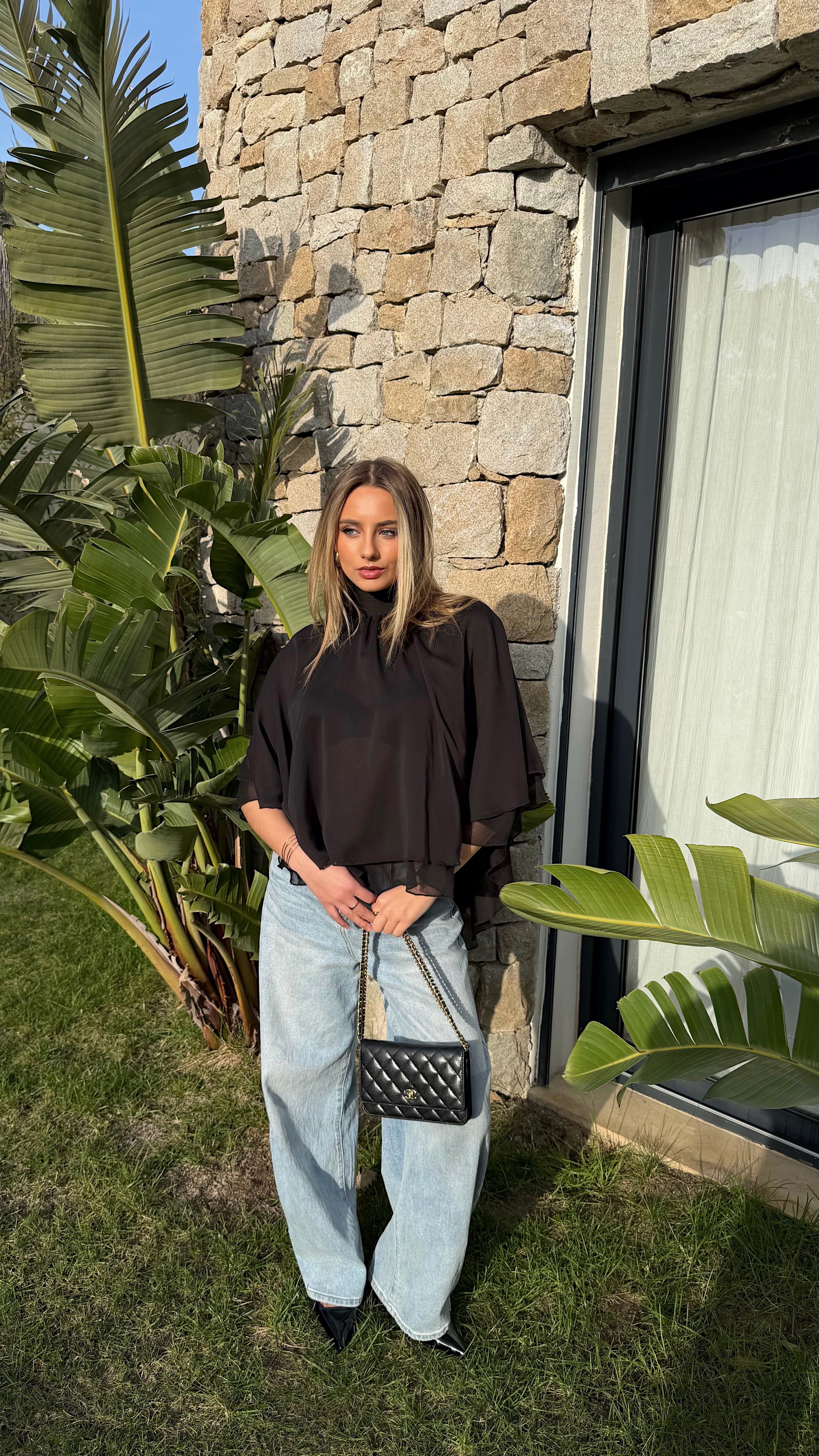 BLOUSE ISALIA - NOIR