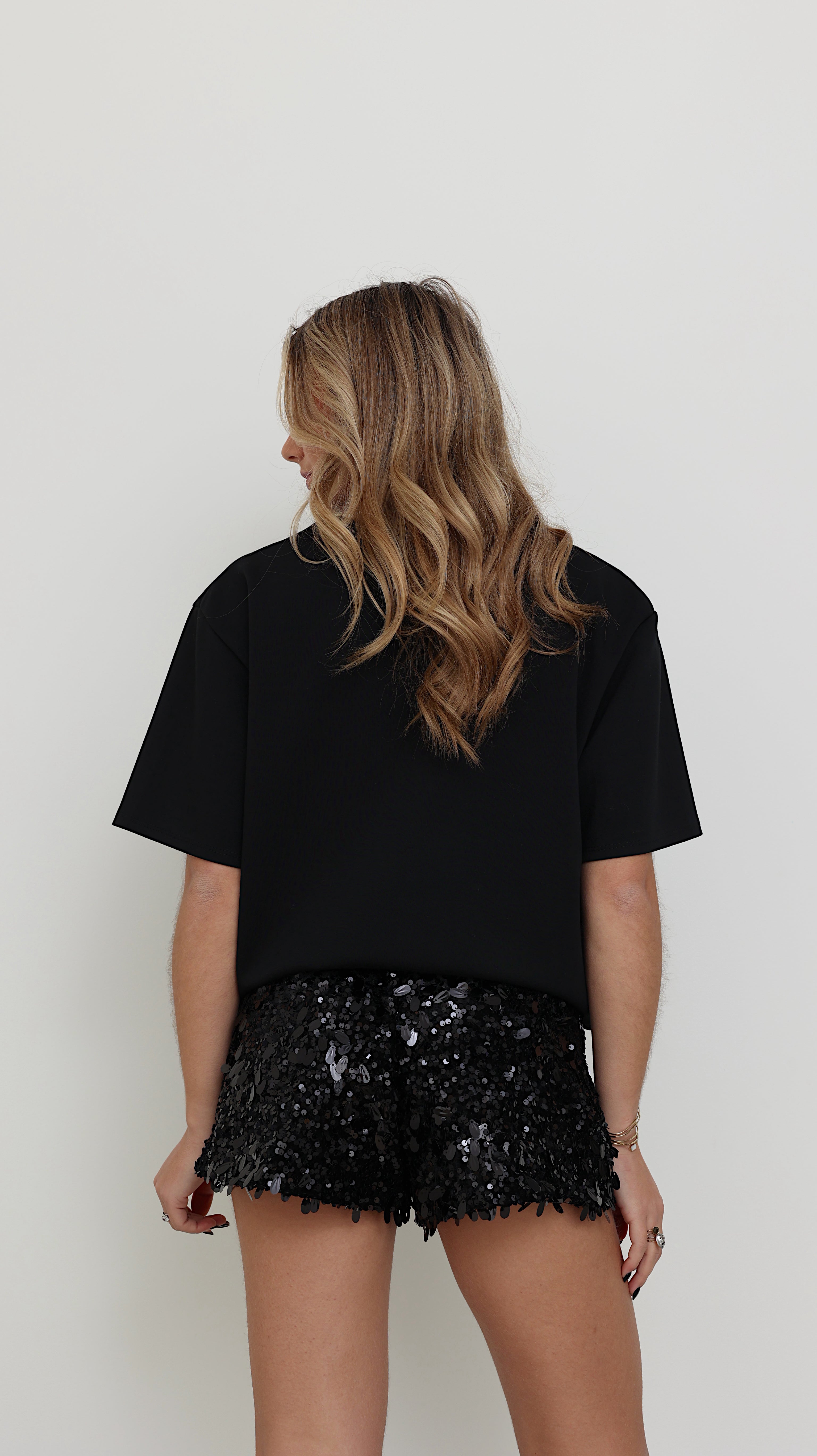 PANTALONES CORTOS BELLA - NEGROS