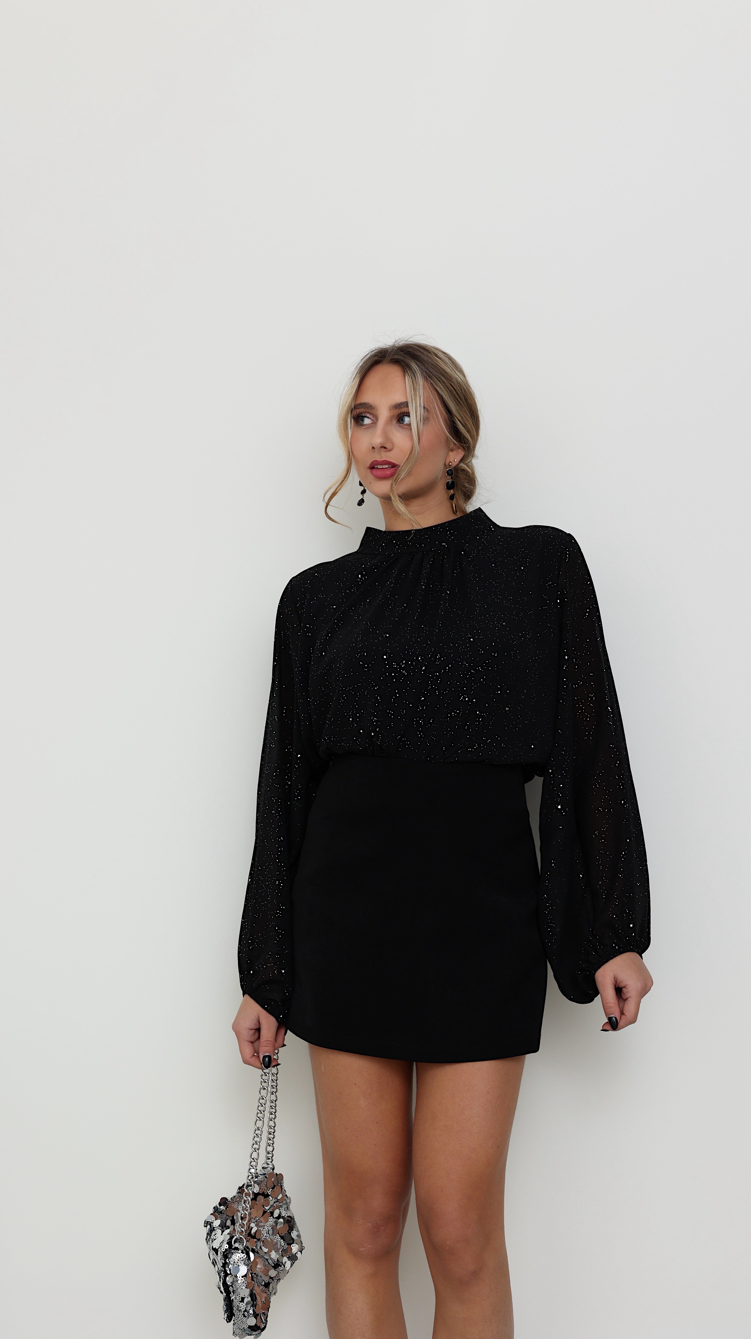 CLARA BLOUSE - BLACK