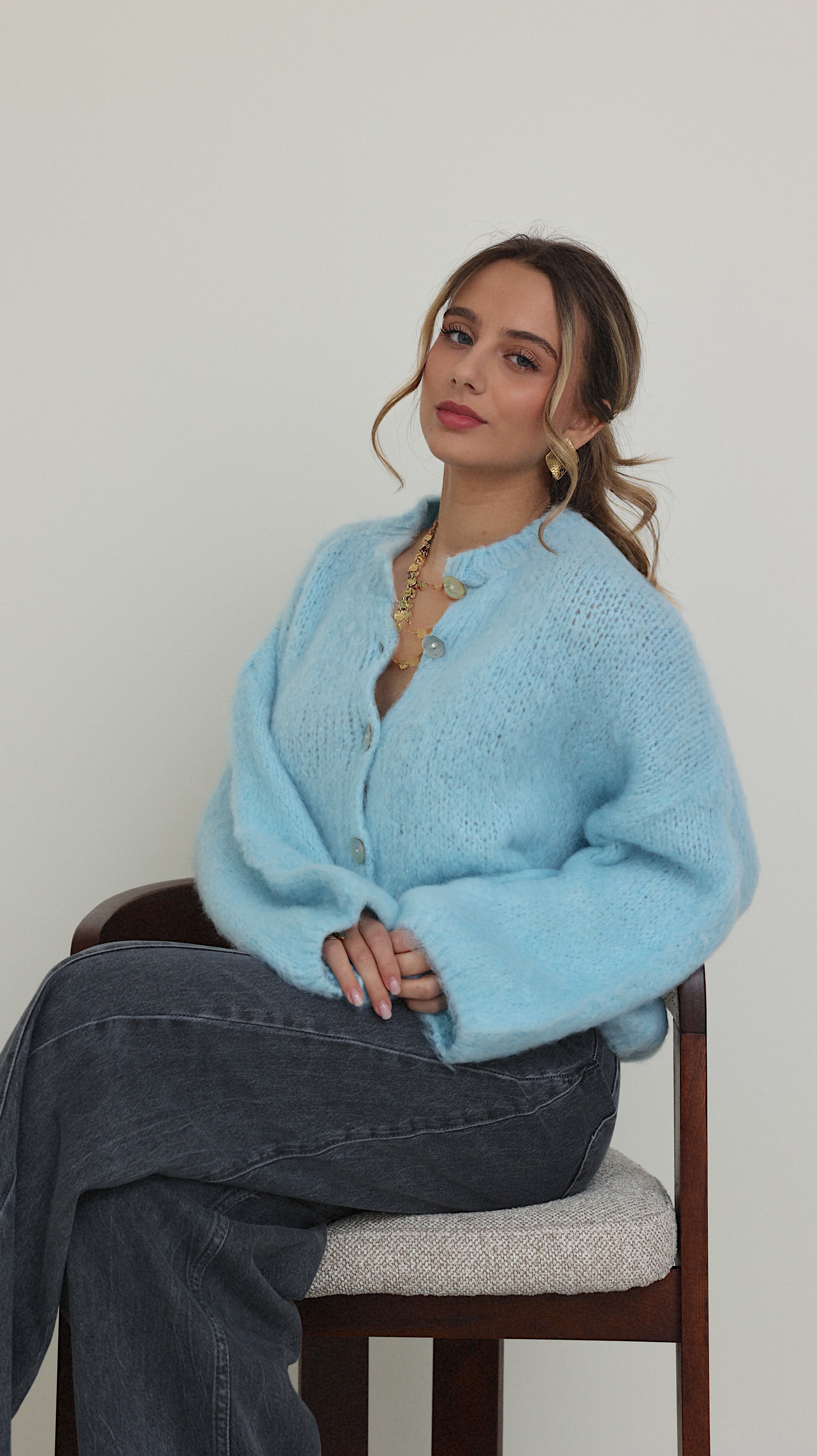 GILET MOLIE - BLEU