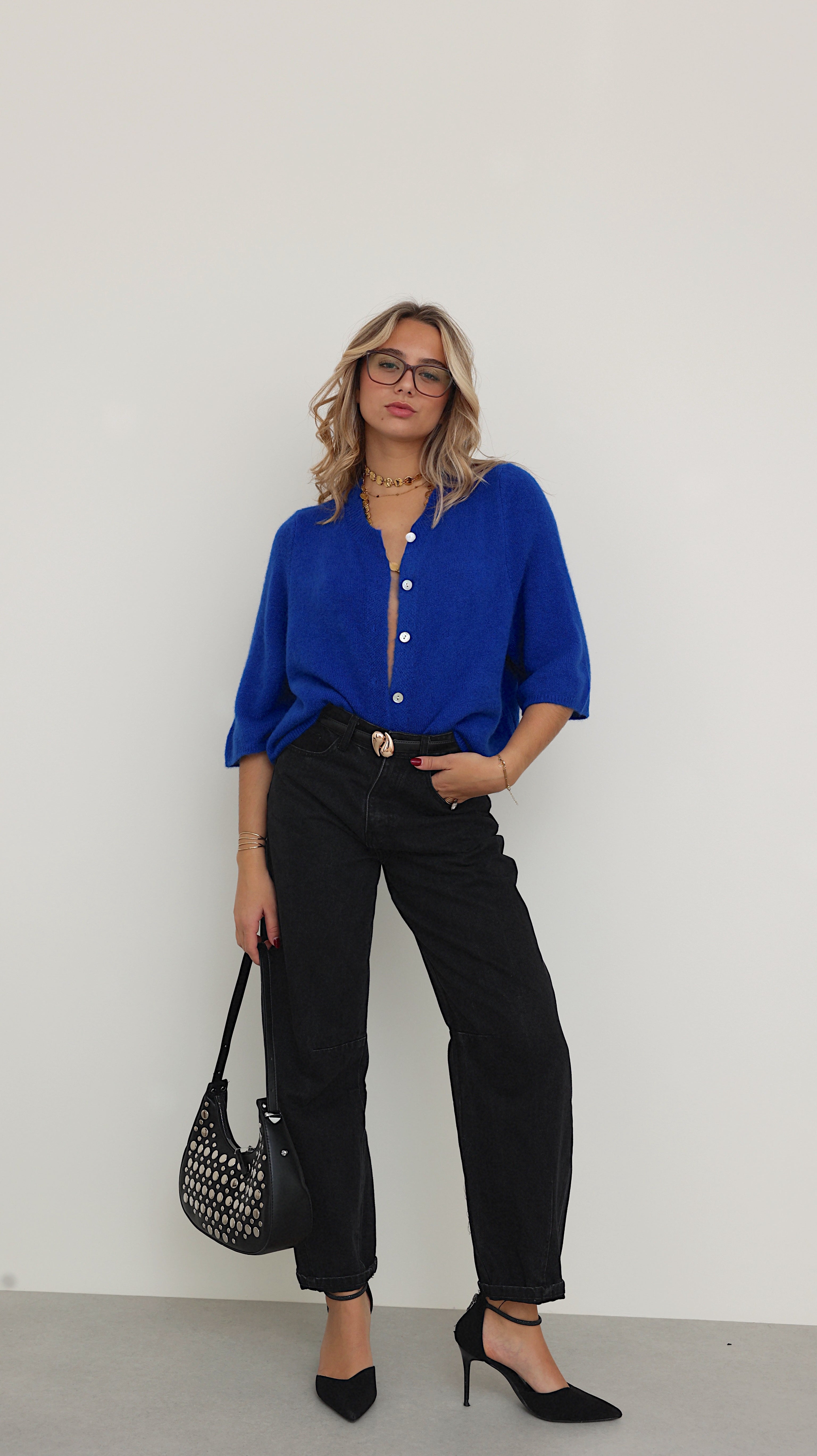 GILET MESSIA - BLEU ROI