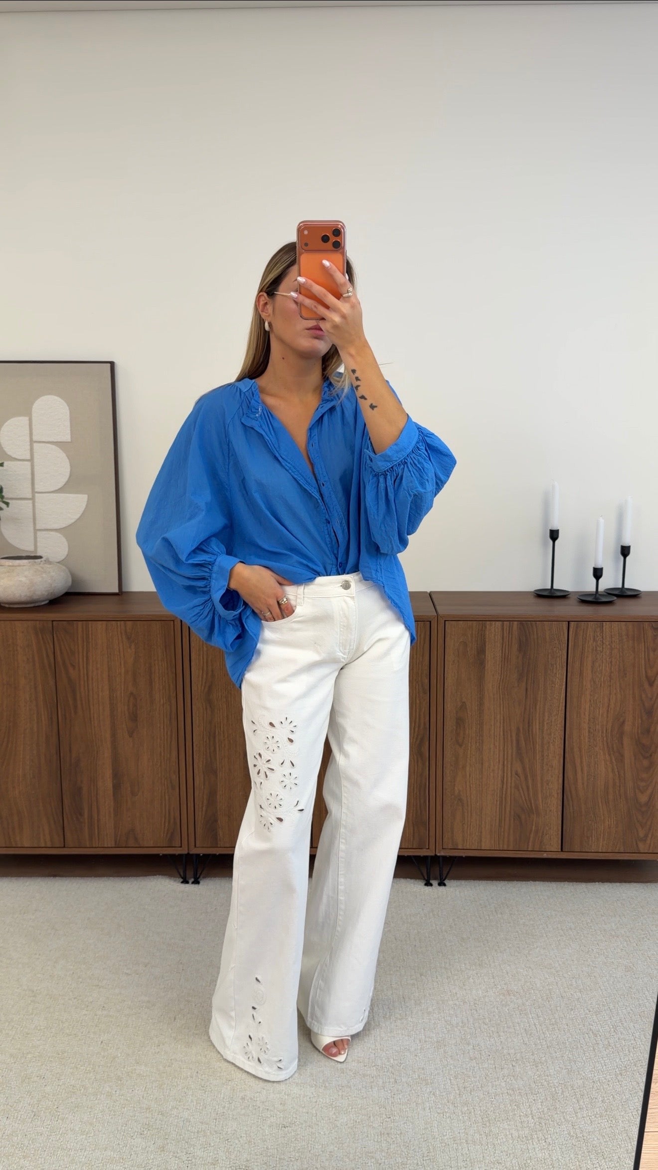 BLUSA AZÉLIE - AZUL ELÉCTRICO