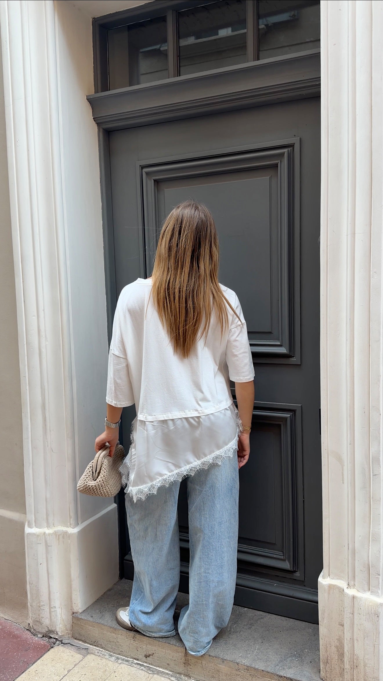 T-SHIRT LISON - BLANC