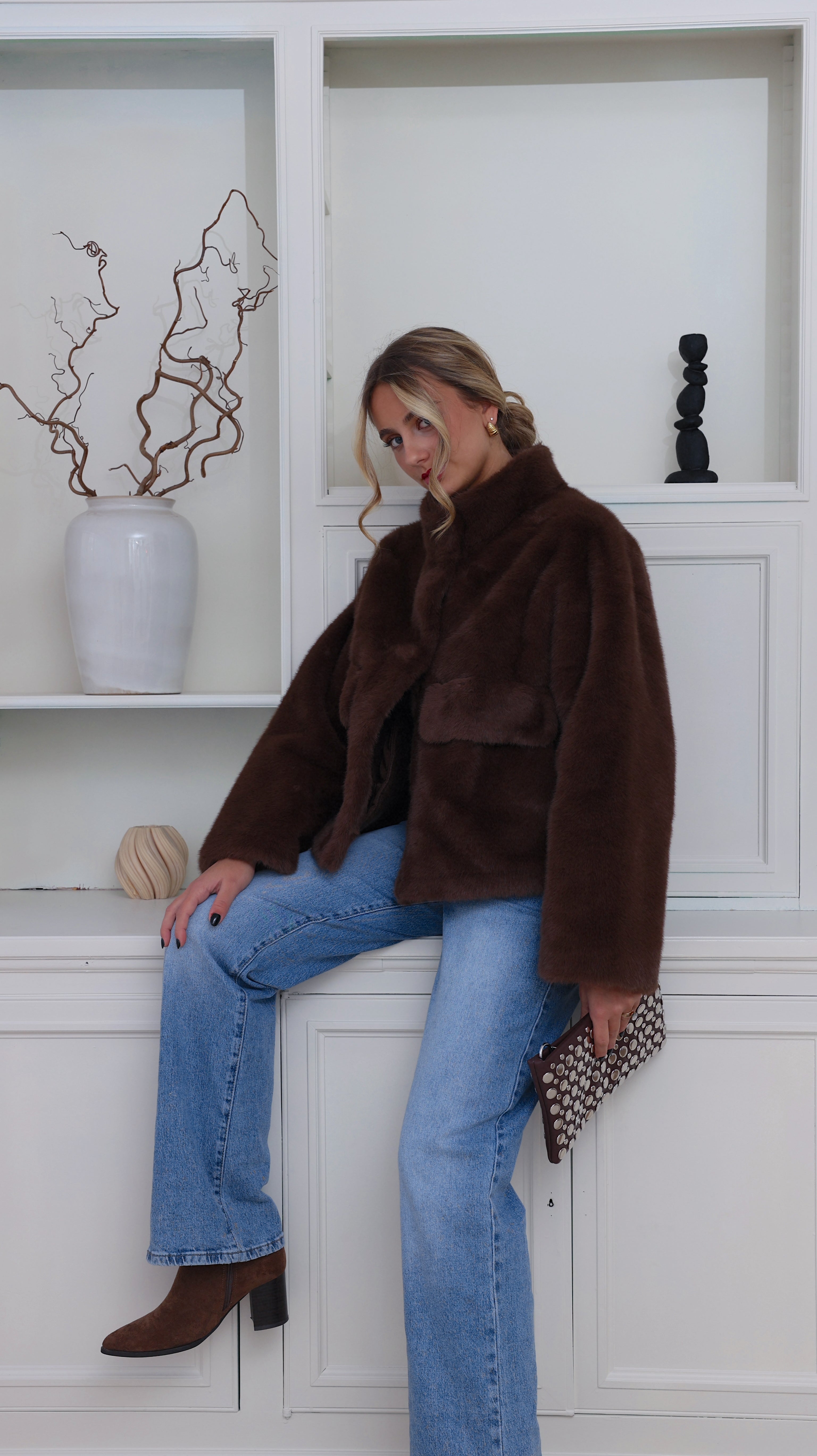 CHAQUETA PHILA - CHOCOLATE