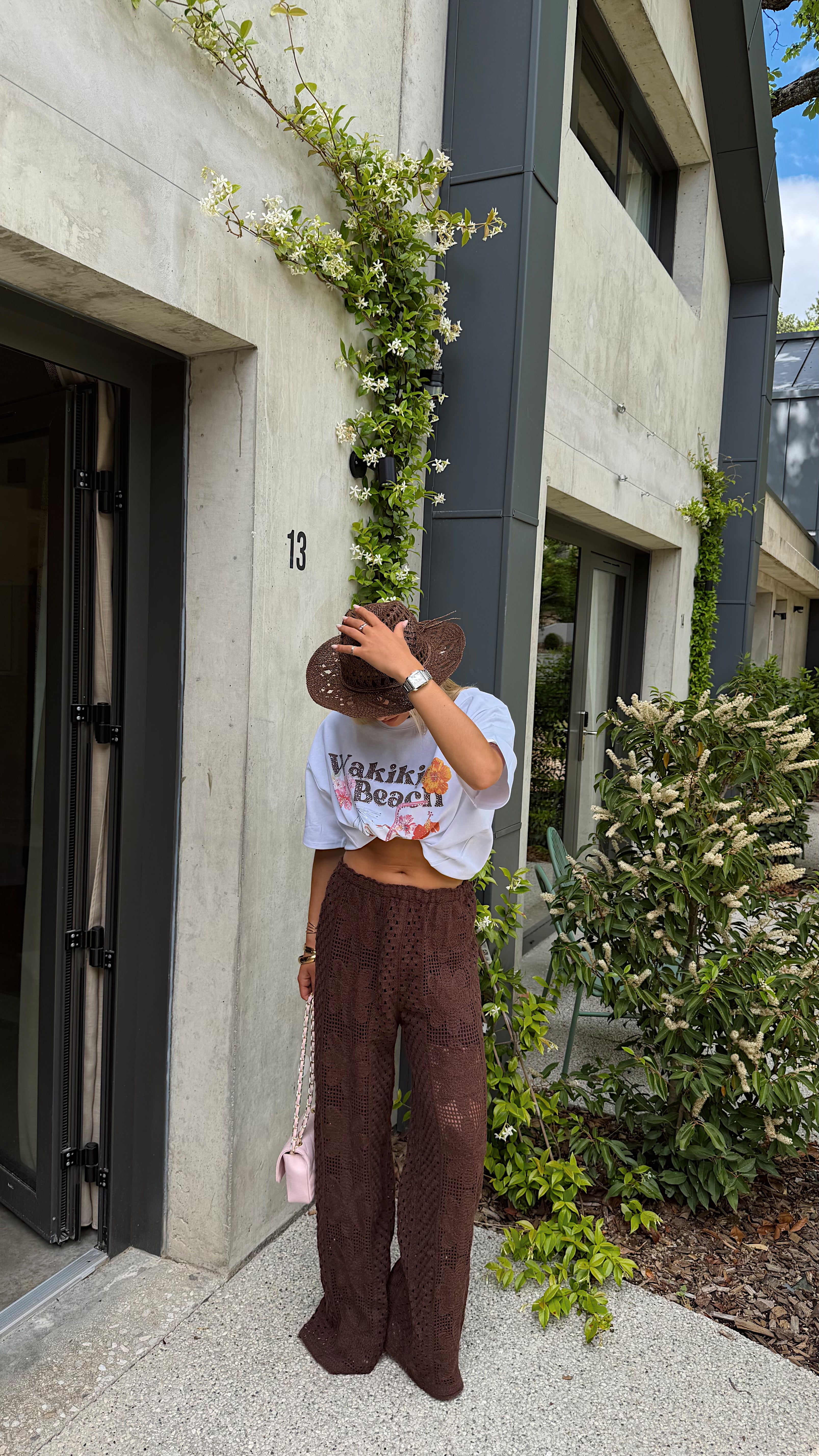 SUMMER TROUSERS - CHOCO