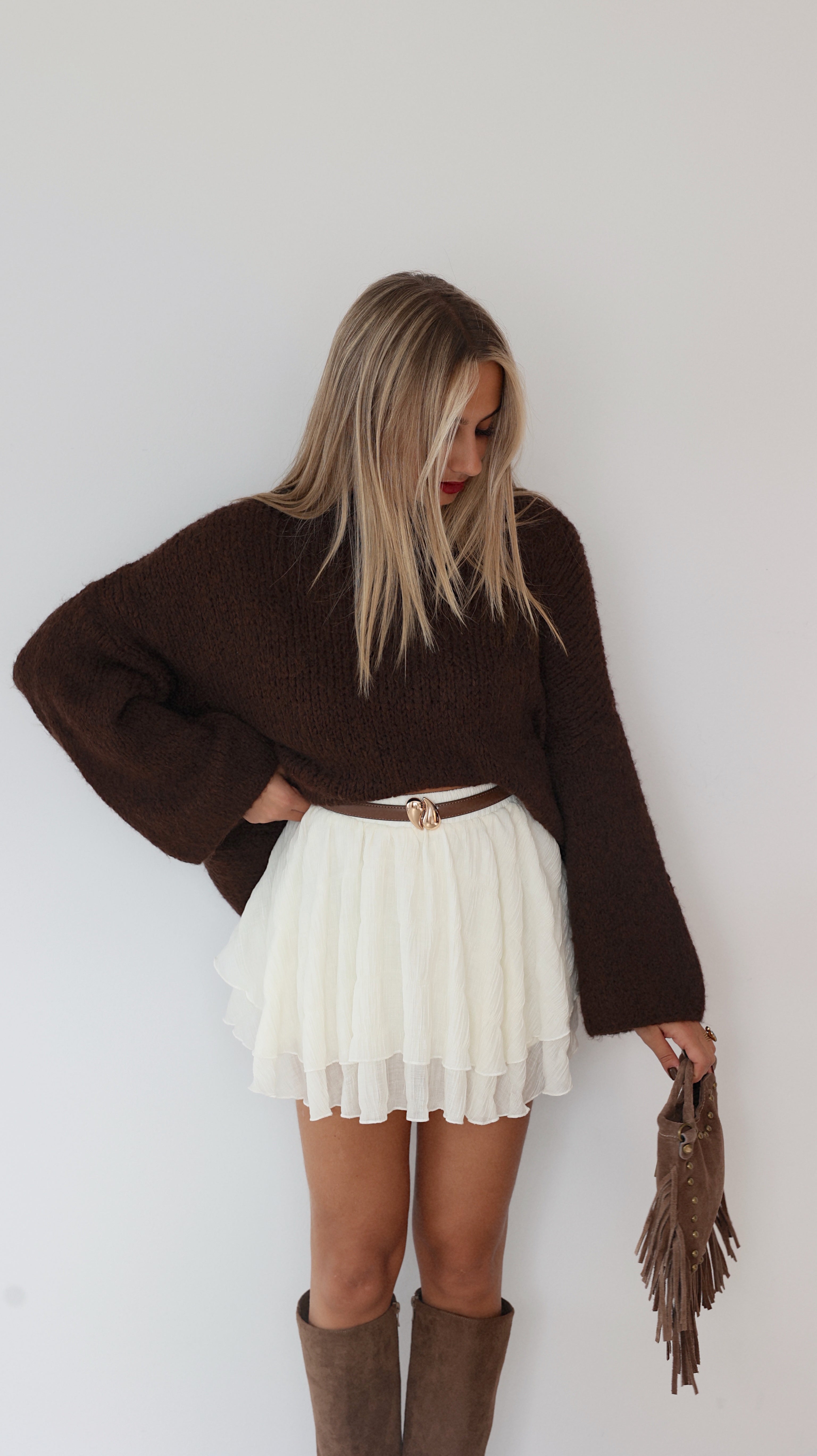 LYSE SKORT-SHORTS - CRUDO