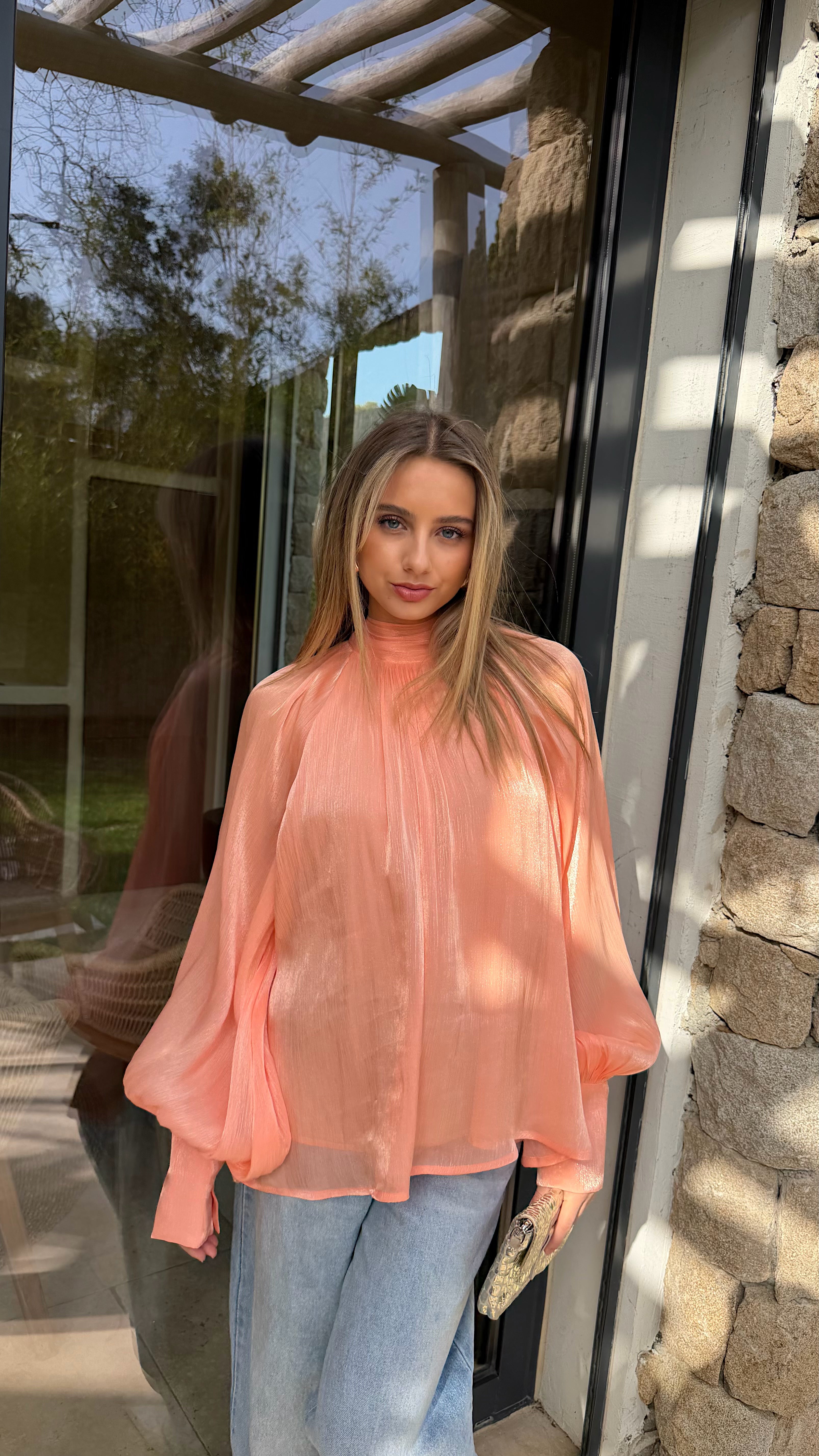 BLOUSE PRUNE - ORANGE