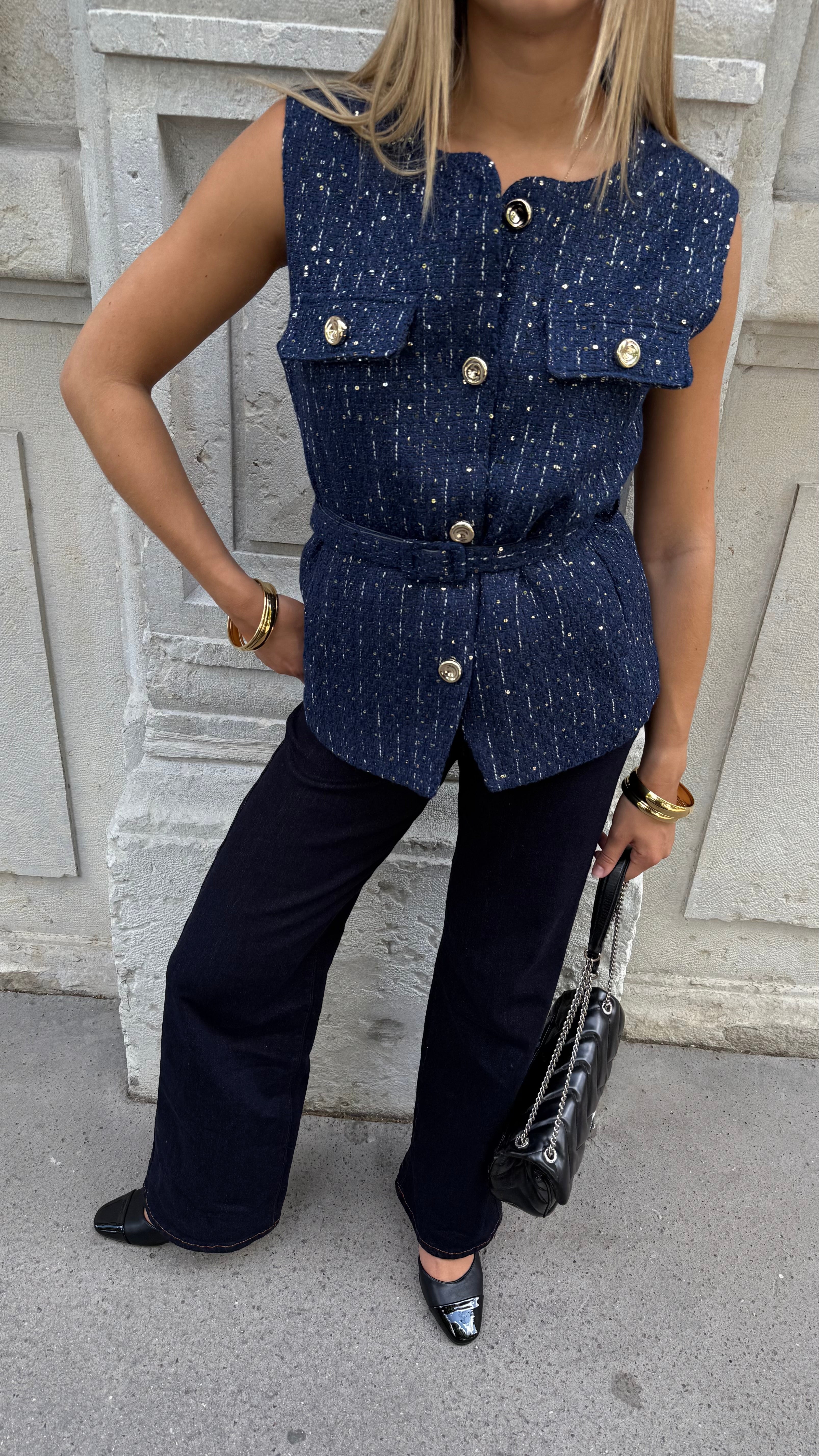 VESTE SANS MANCHES ISALIA