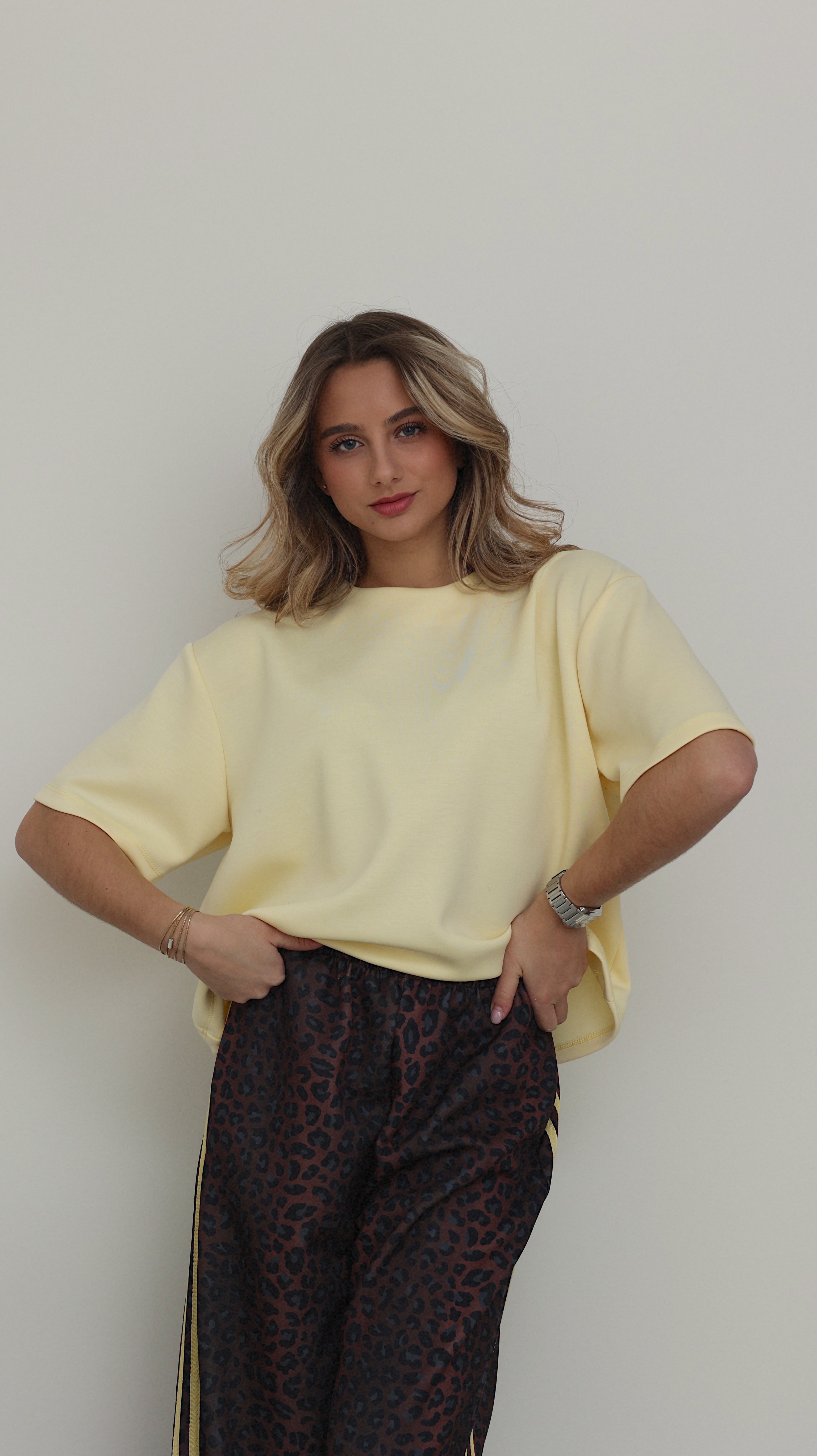 T-SHIRT LUCIA - JAUNE