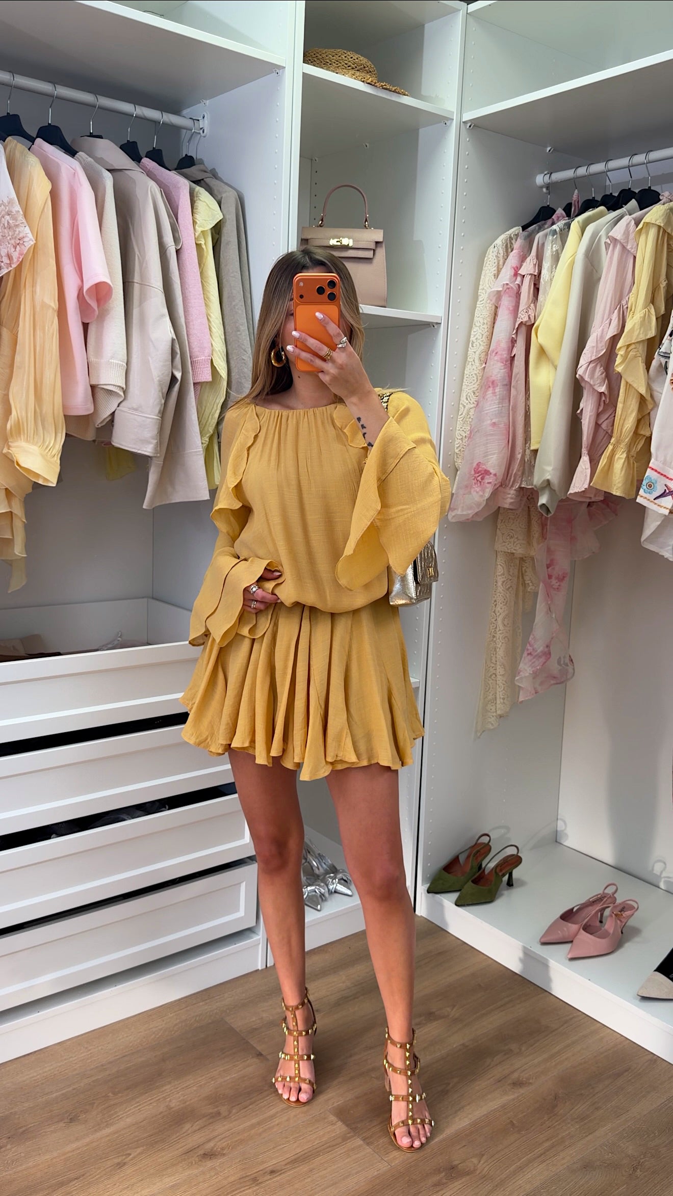 ROBE DOLORES - JAUNE