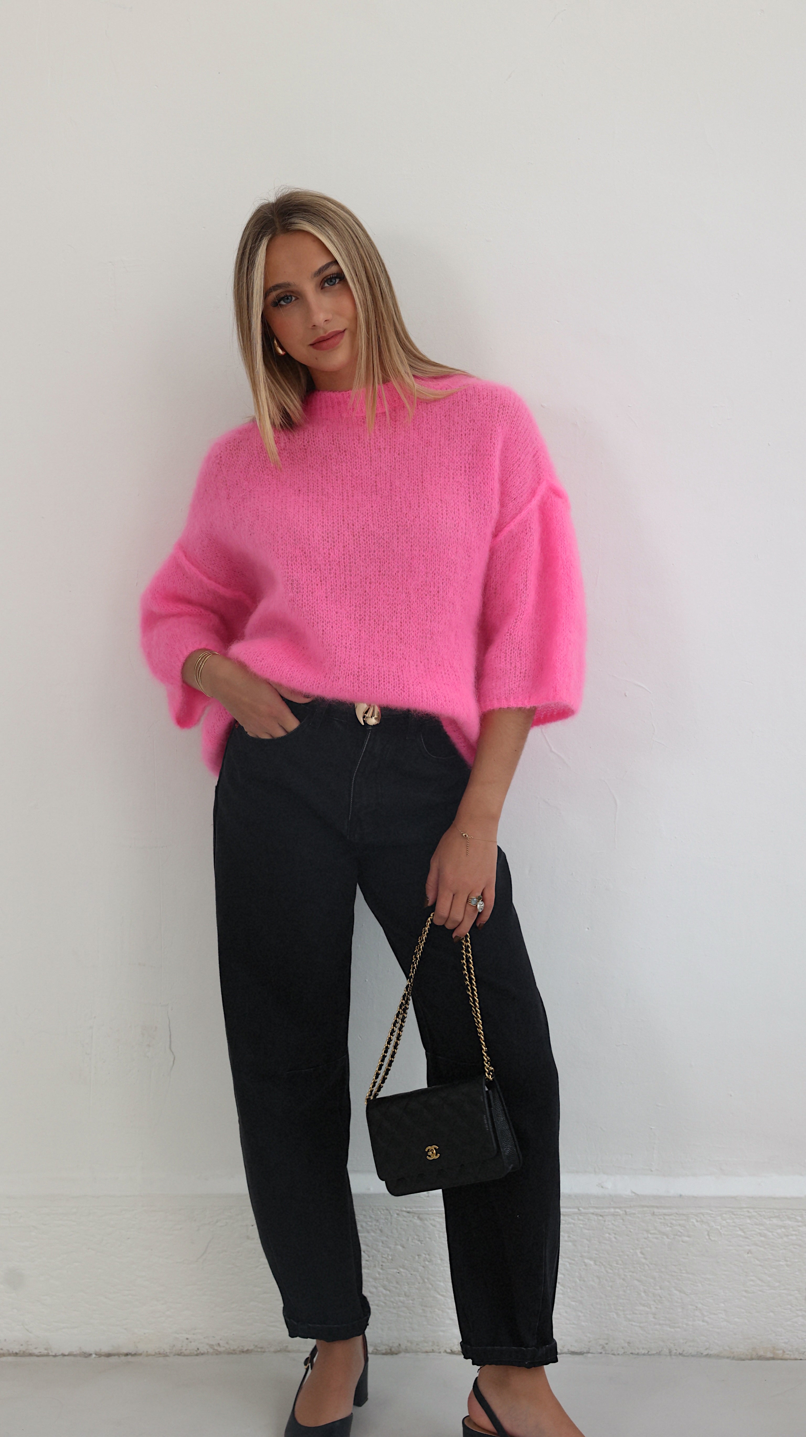 EMMA SWEATER - FUSCHIA