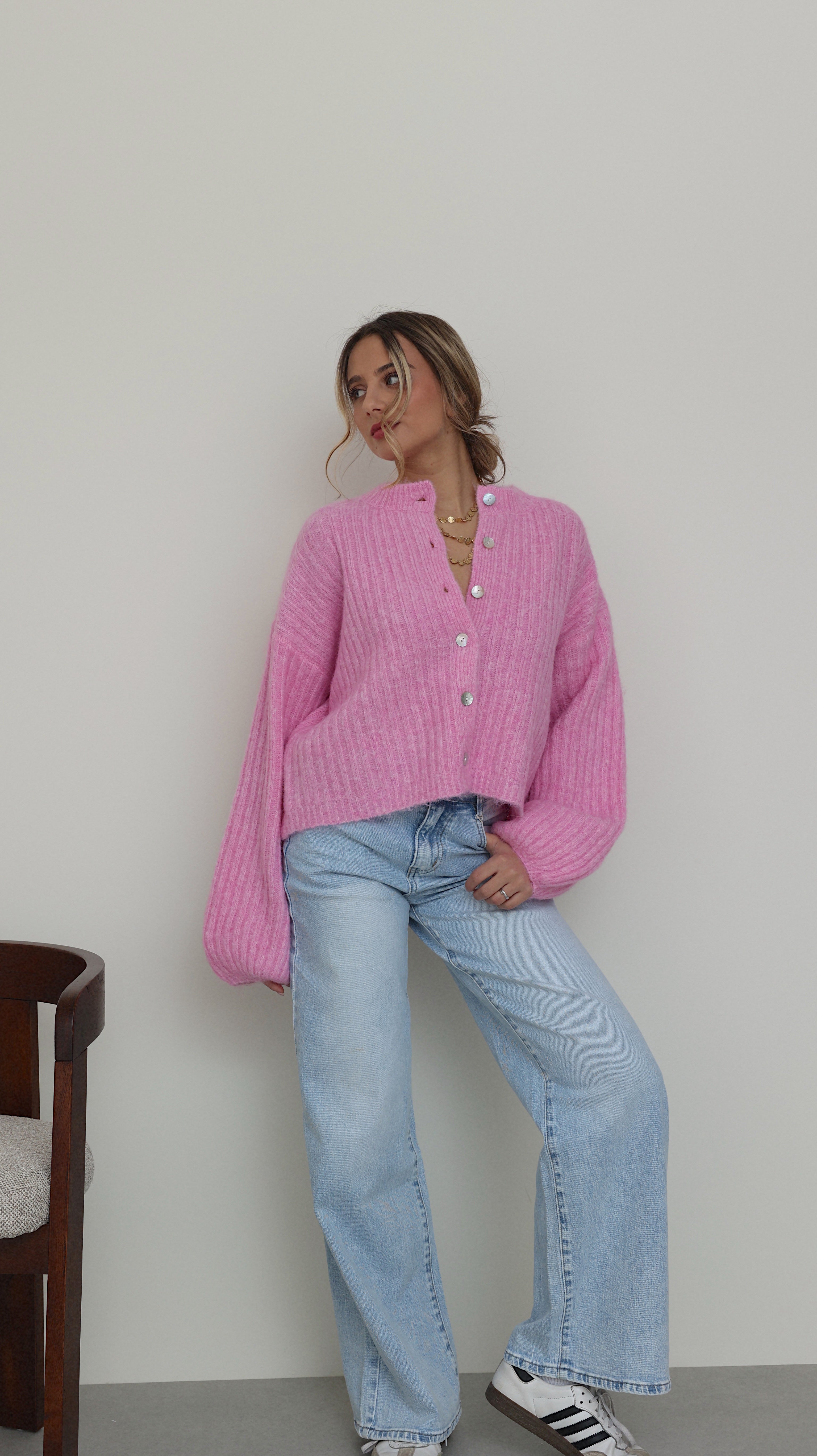 GILET VALERIE - ROSE