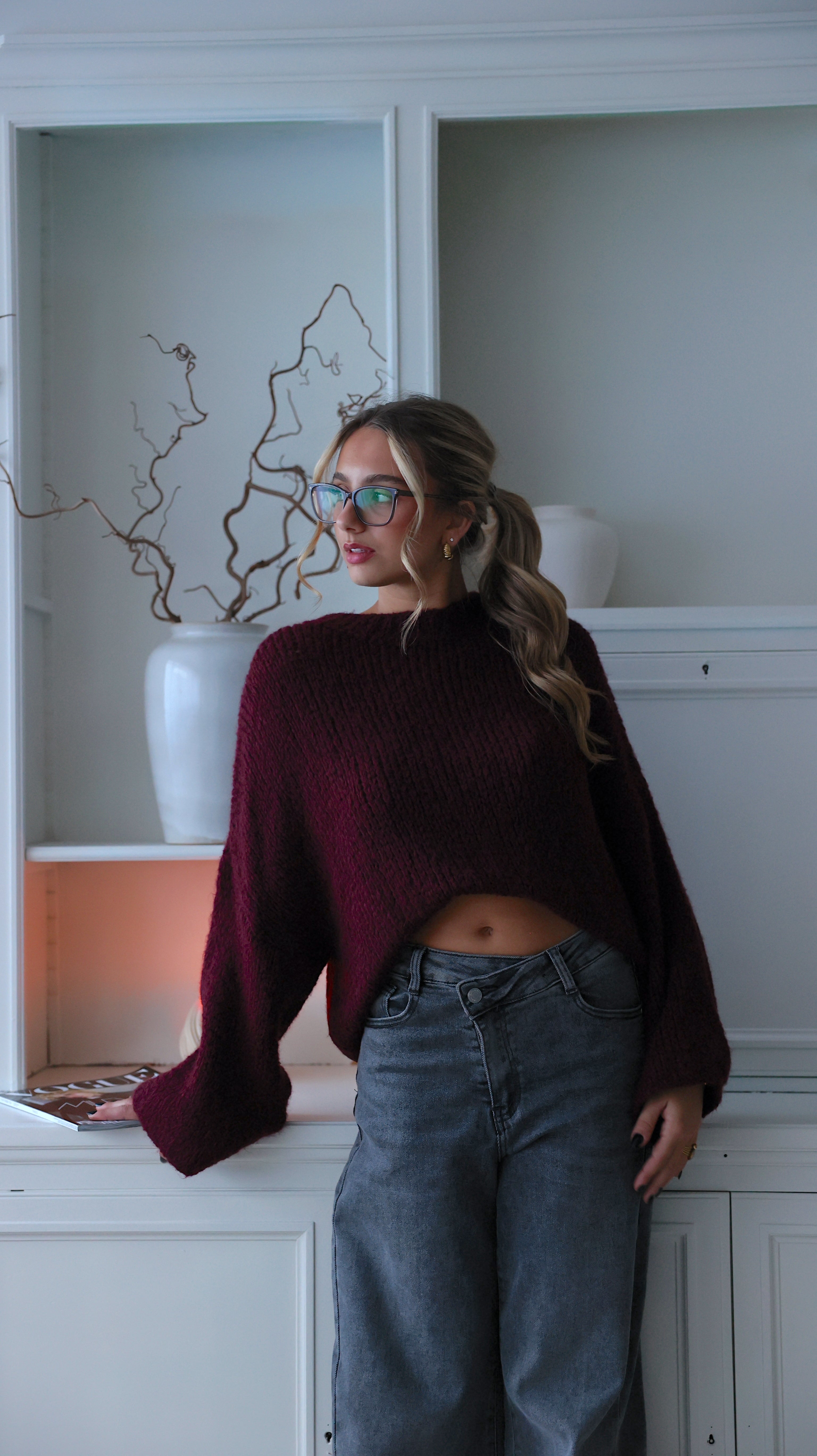 SUÉTER OREA - BURDEOS