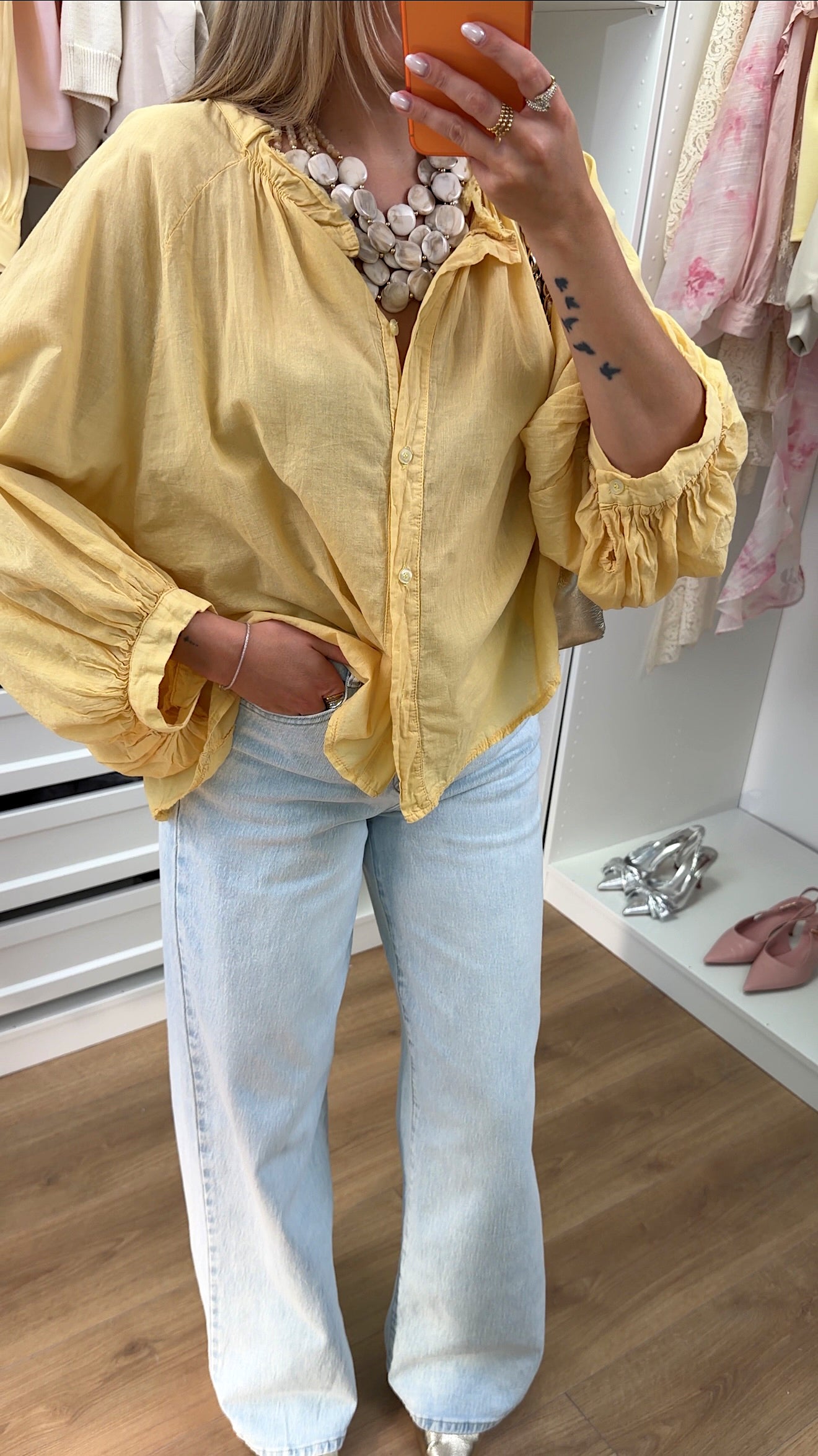 AZÉLIE BLOUSE - YELLOW