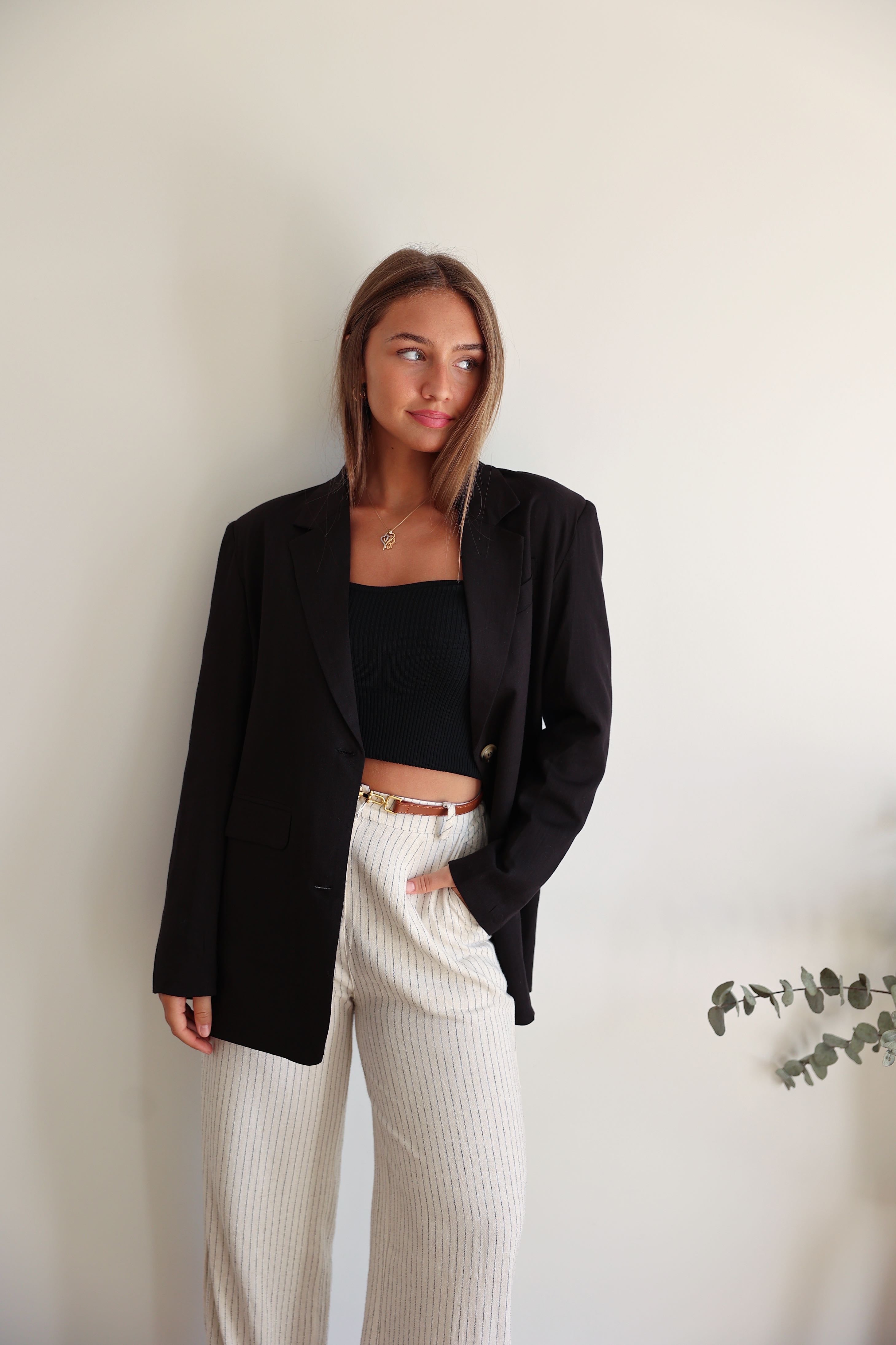 BLAZER JADE - BLACK