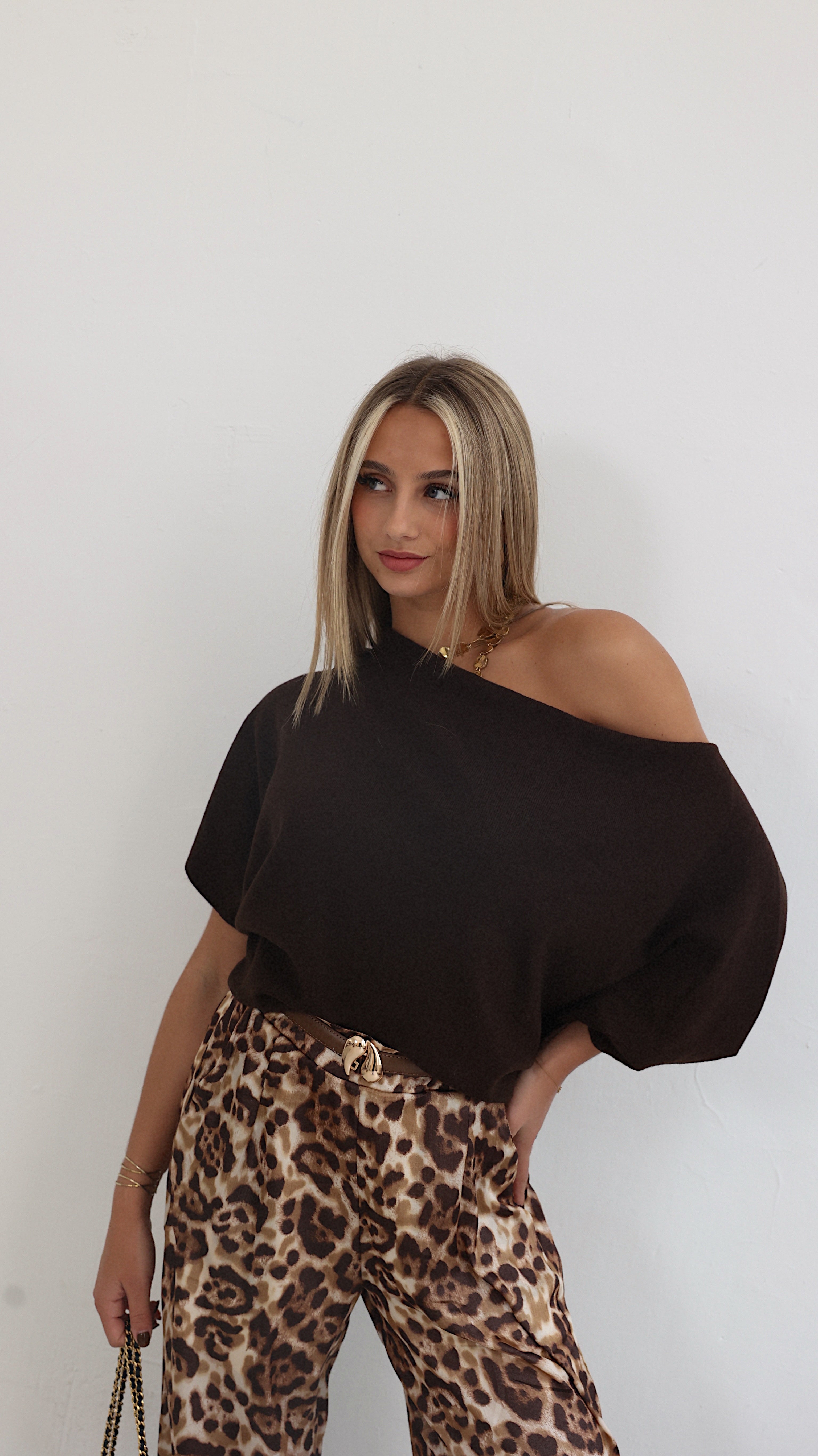 ALYZÉE SWEATER - BROWN