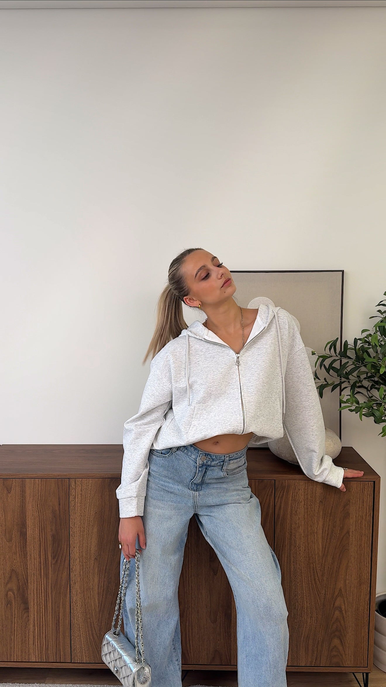 ANGEL CARDIGAN - LIGHT GREY