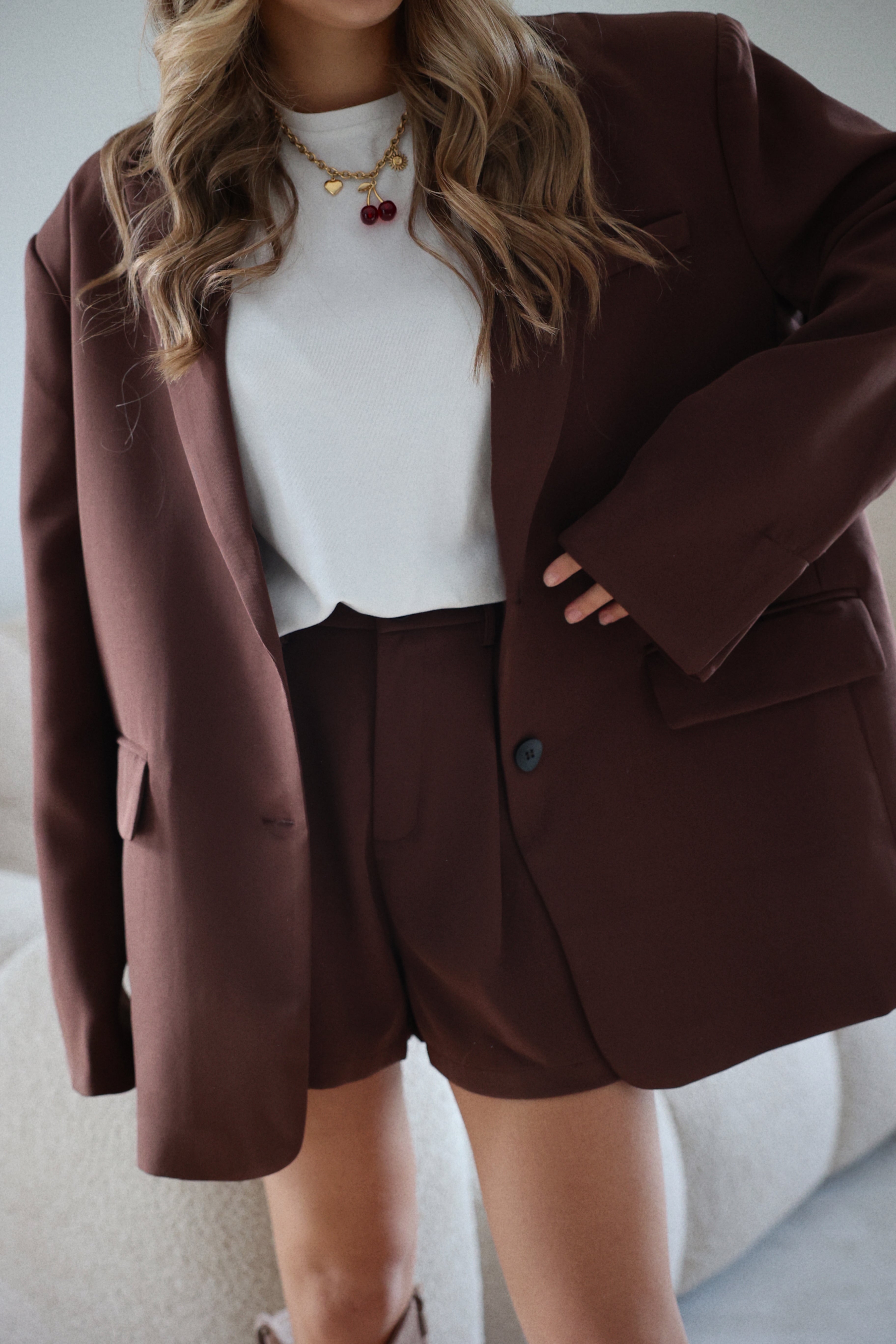 BLAZER LEYA - CHOCO