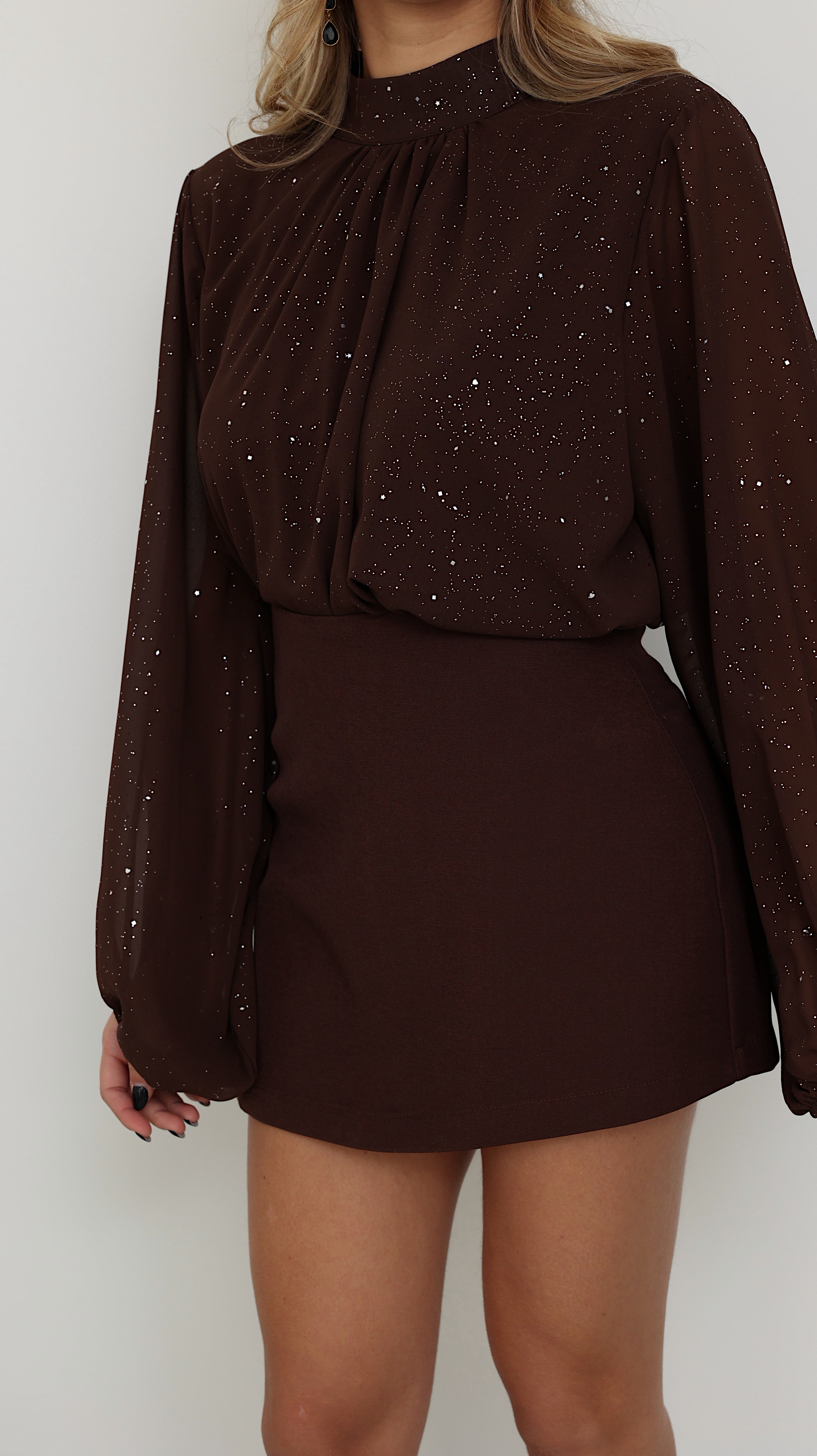 BLUSA CLARA - CHOCOLATE