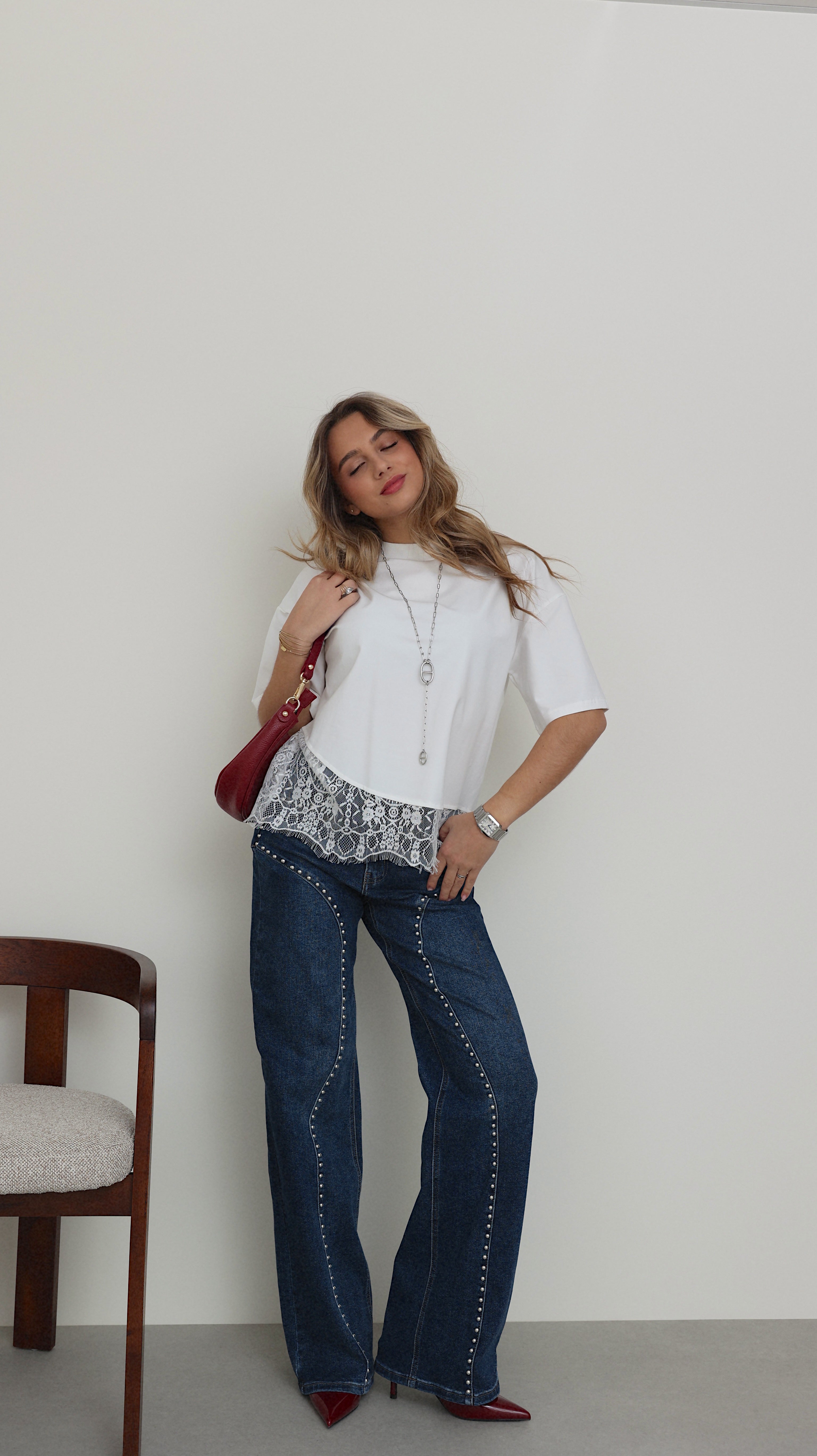 T-SHIRT ALBA - BLANC