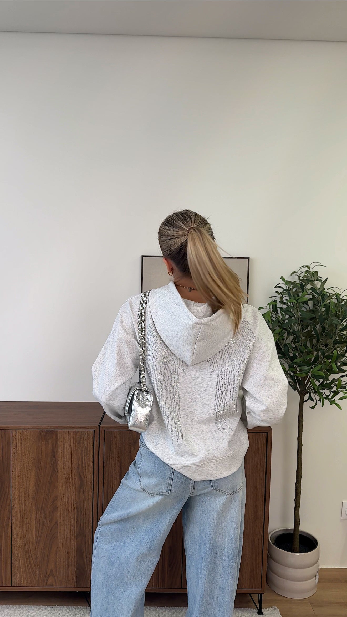 ANGEL CARDIGAN - LIGHT GREY