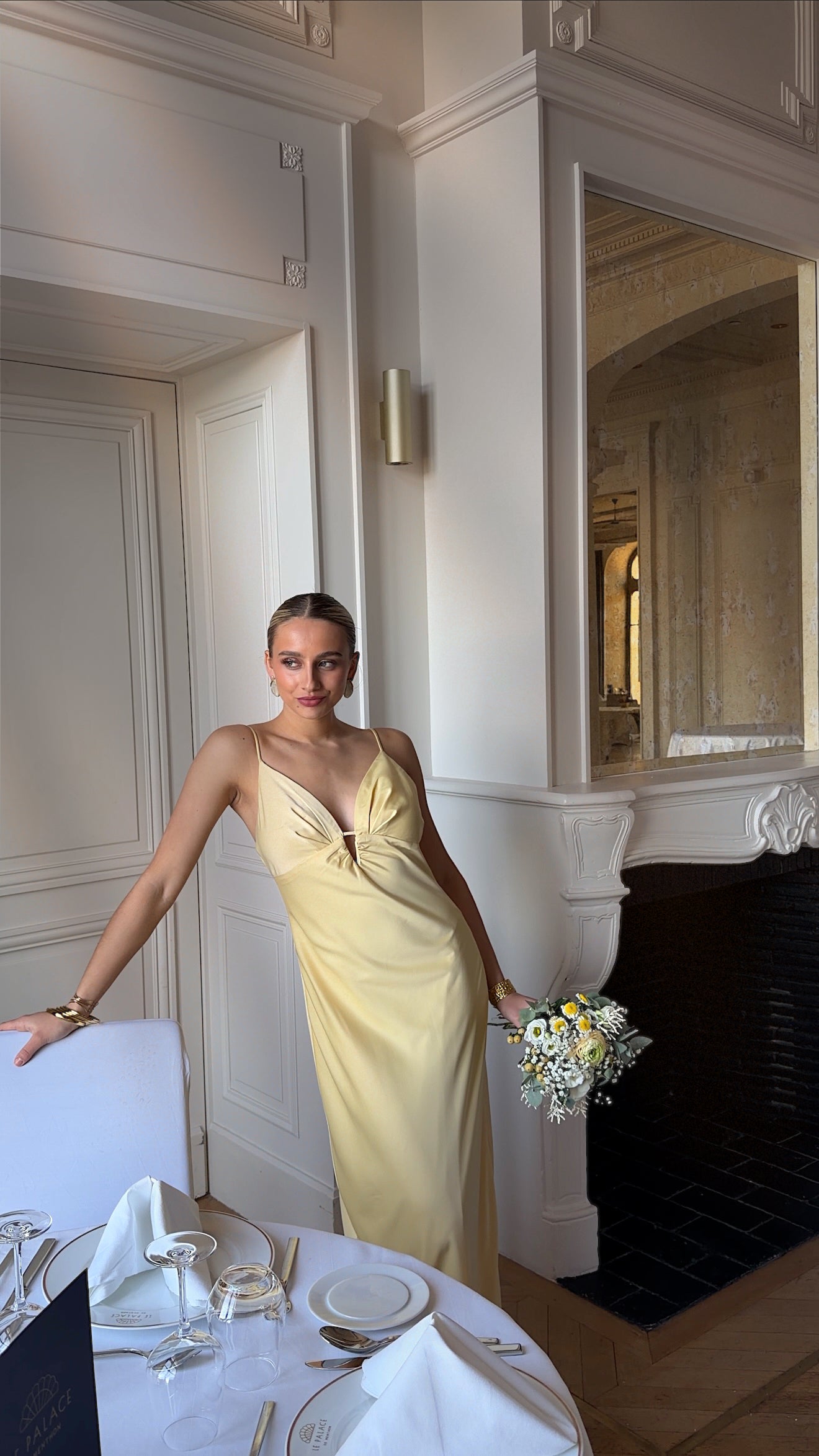 ANITA DRESS - YELLOW