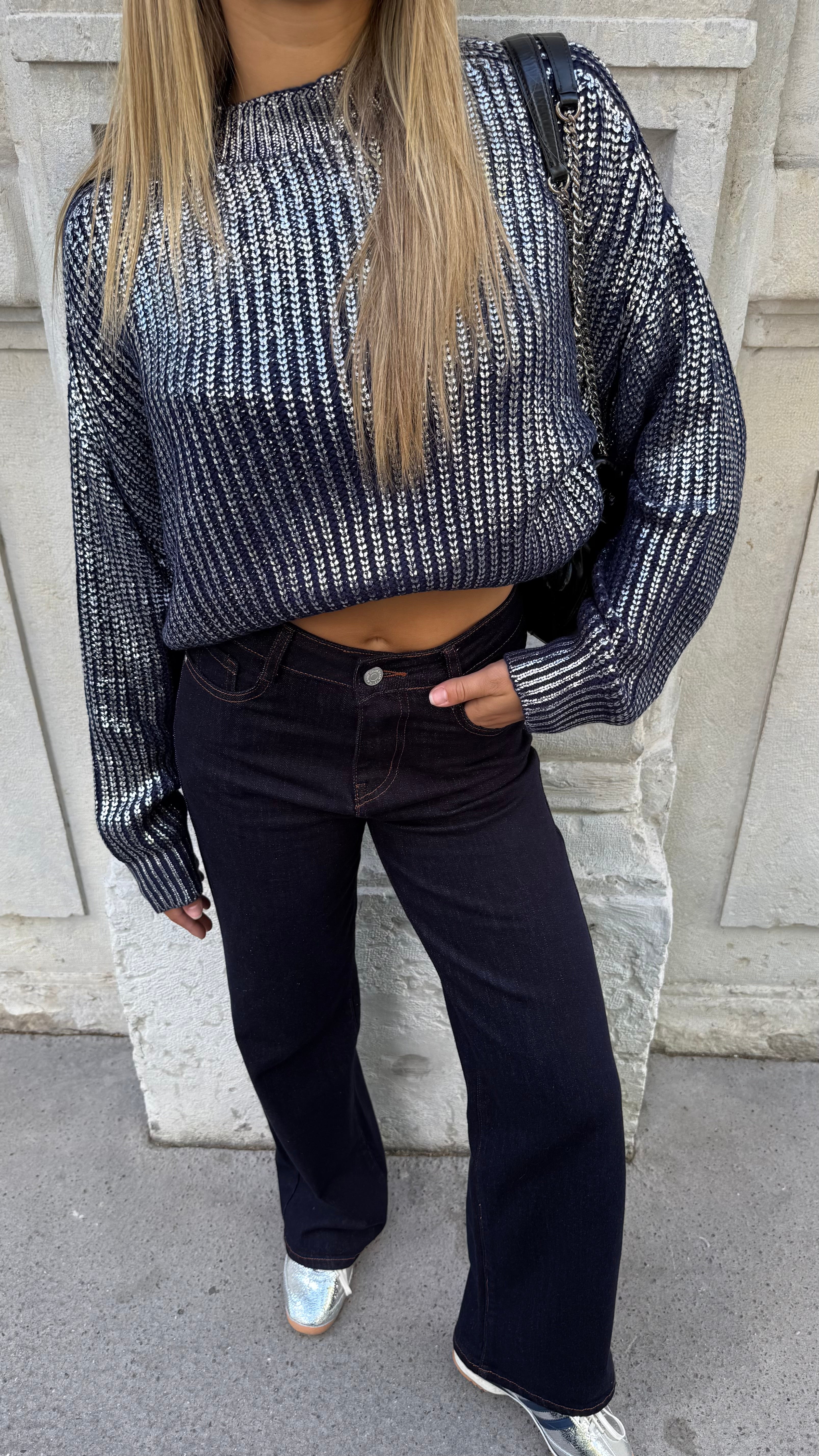 SUÉTER ELEA - AZUL MARINO