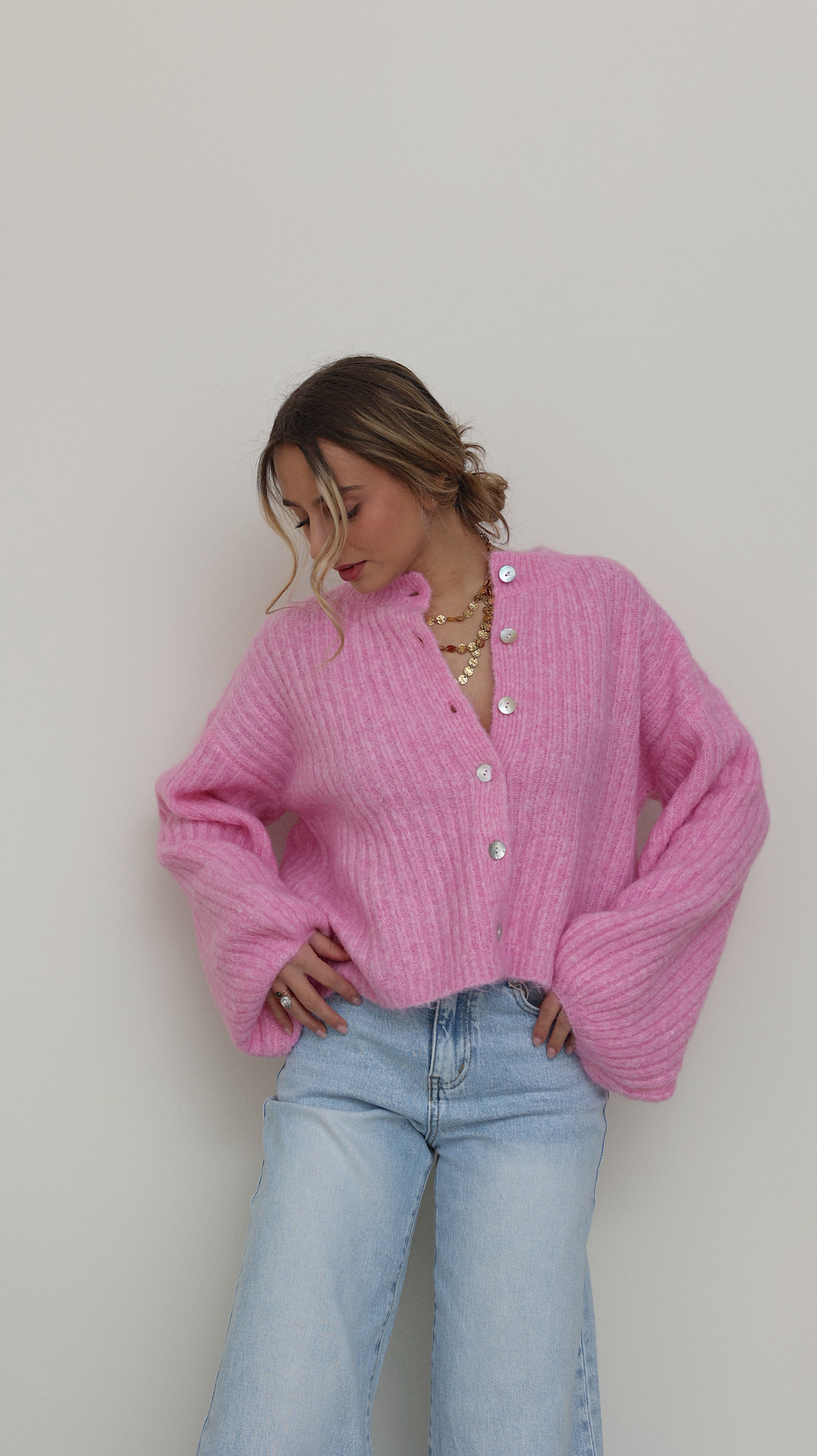 GILET VALERIE - ROSE