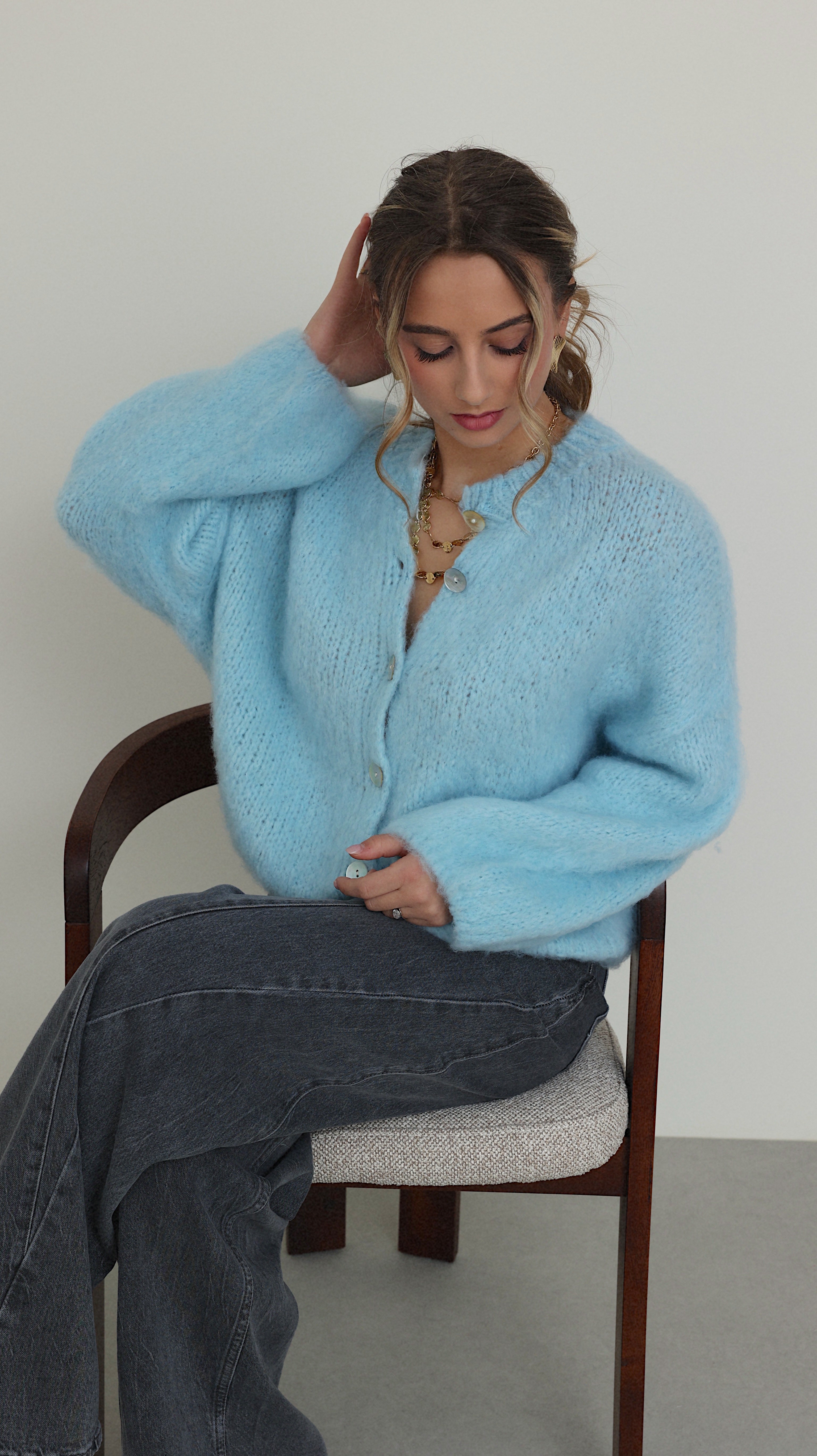 GILET MOLIE - BLEU