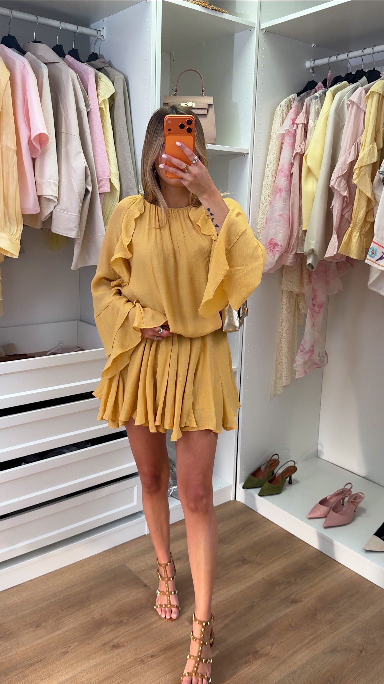 ROBE DOLORES - JAUNE