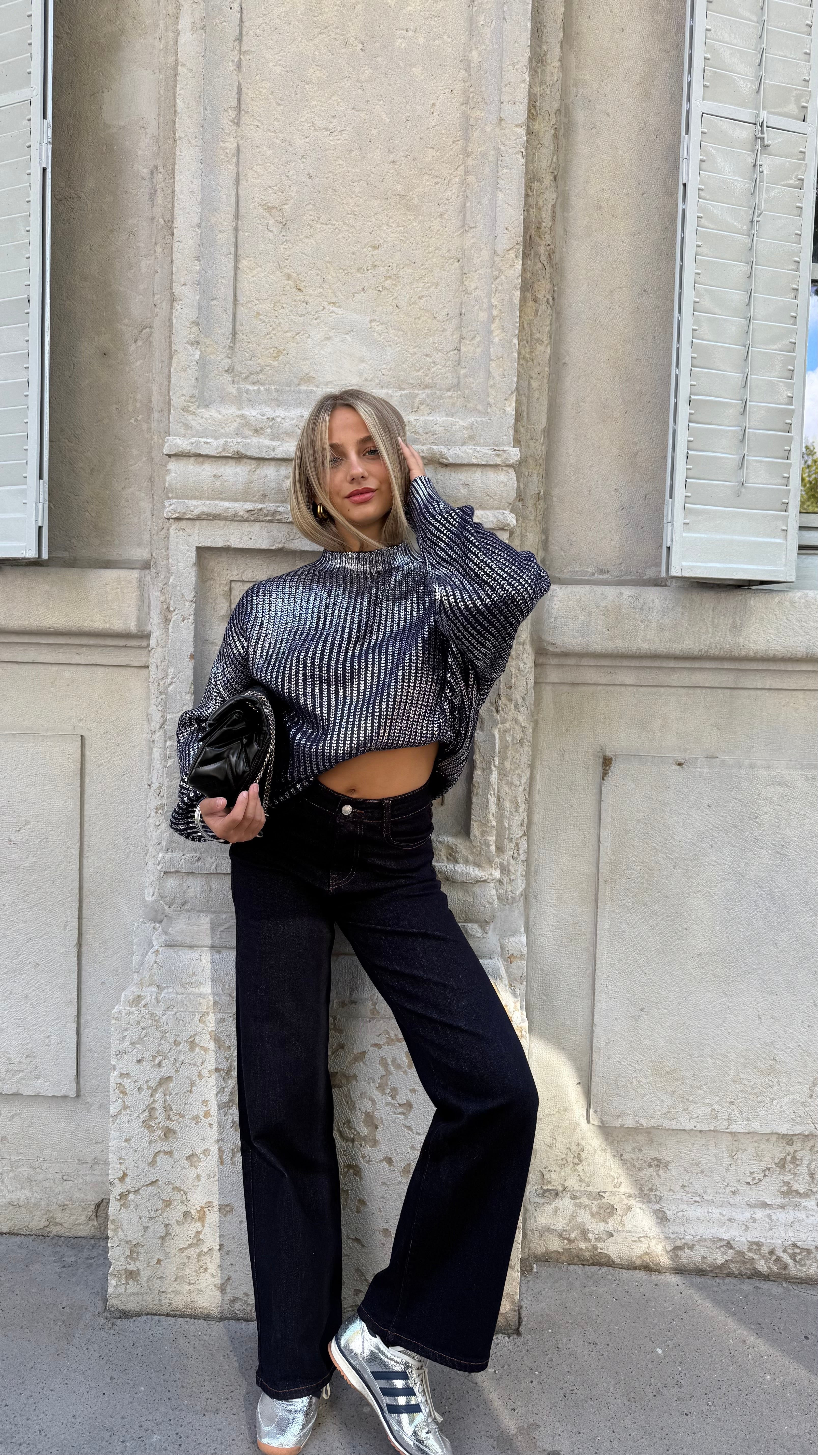 SUÉTER ELEA - AZUL MARINO