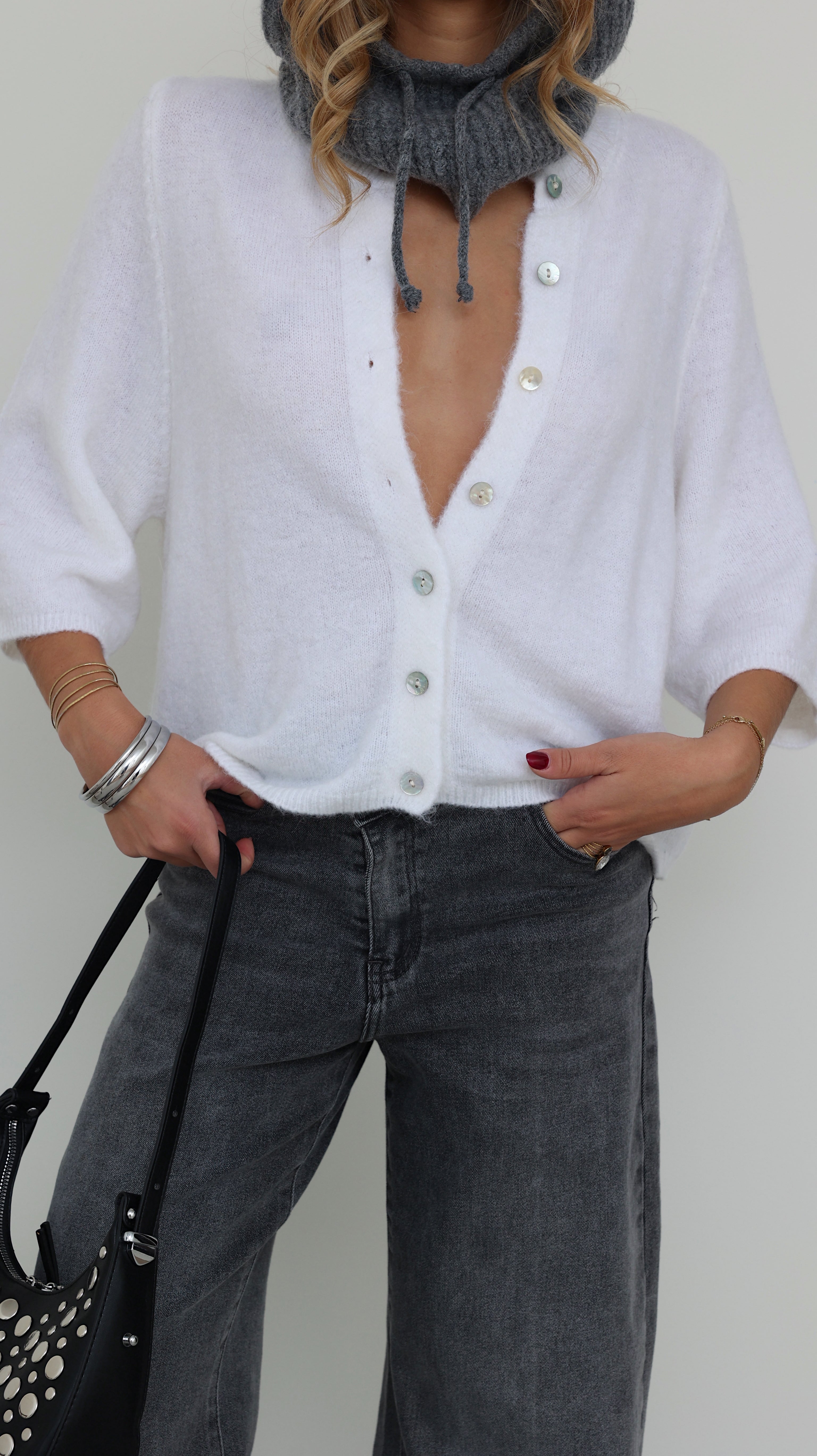 CHALECO MESSIA - BLANCO