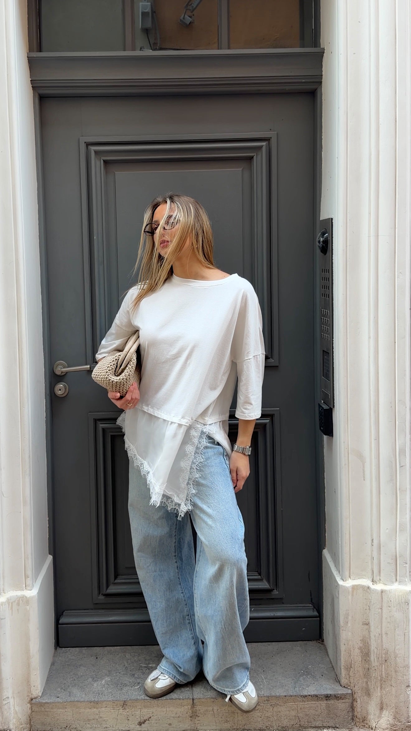 T-SHIRT LISON - BLANC