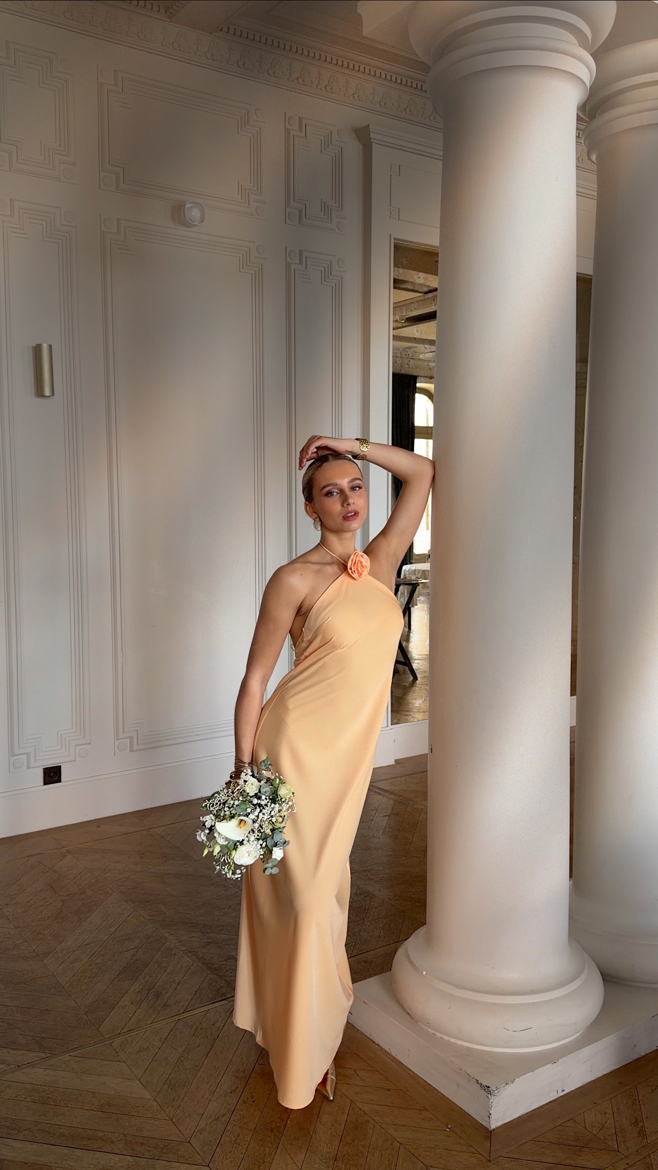 ROBE JULIA - ABRICOT