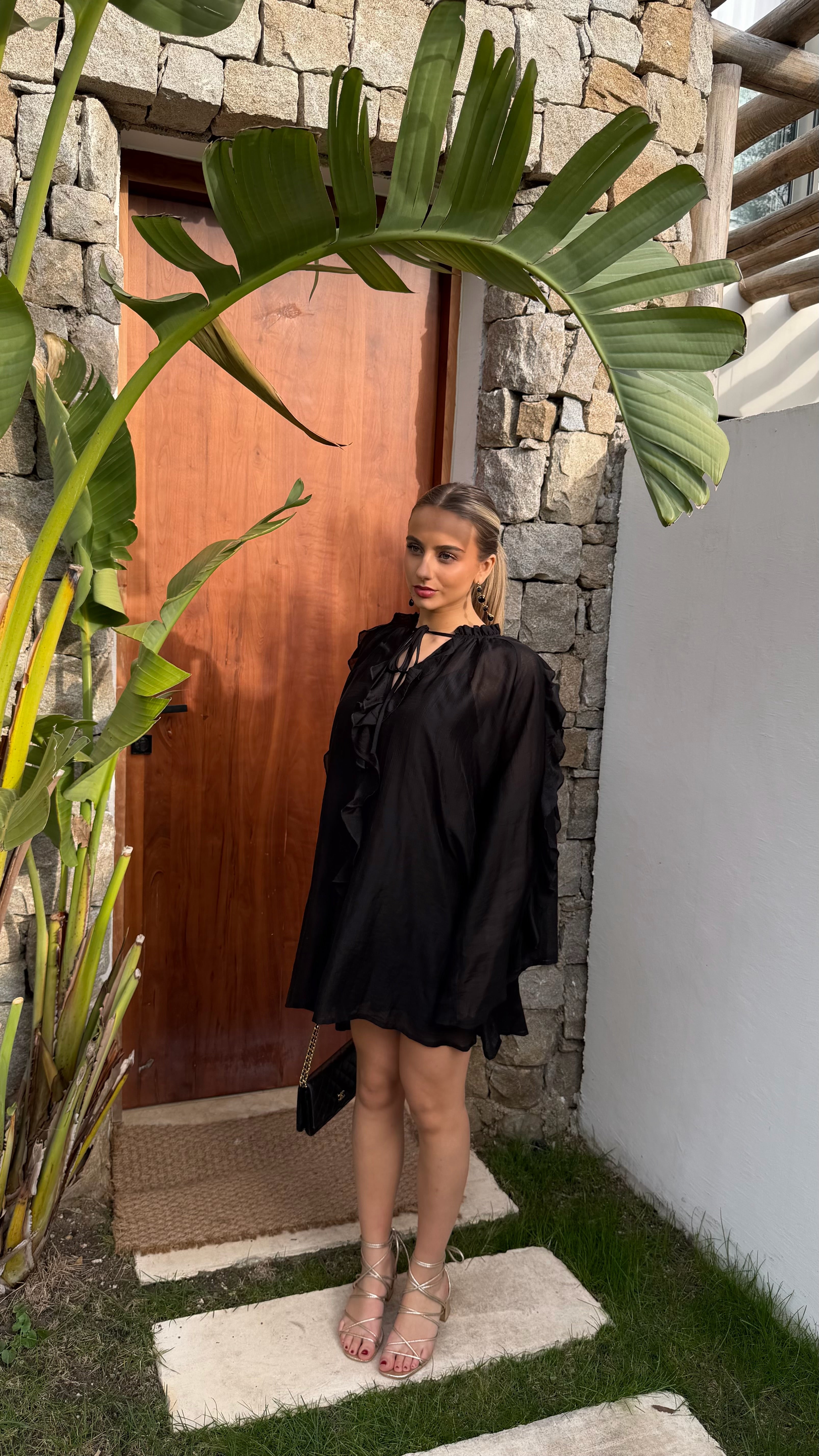 ROBE CAROLINE - NOIR