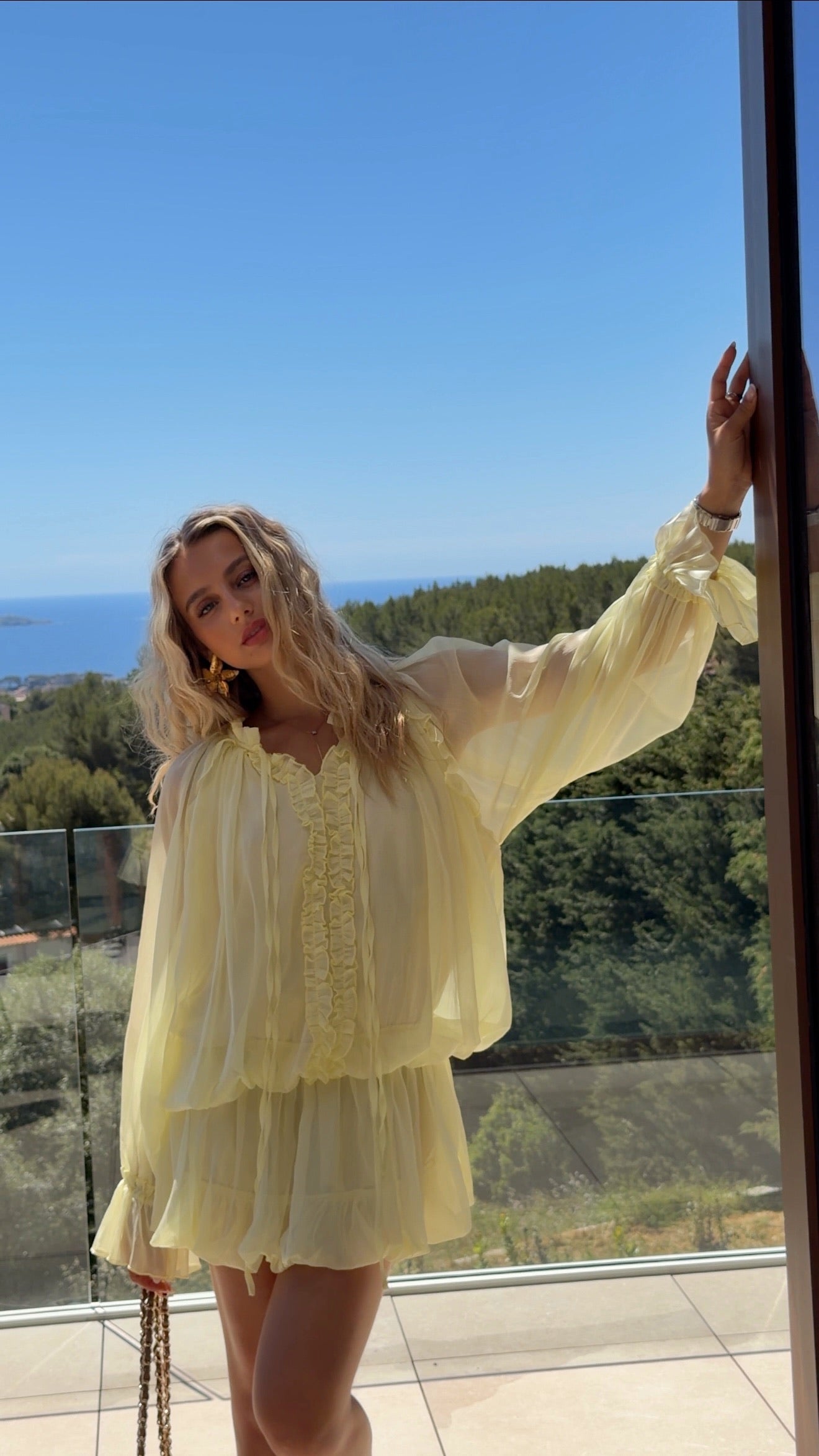 ROBE LESLIE - JAUNE