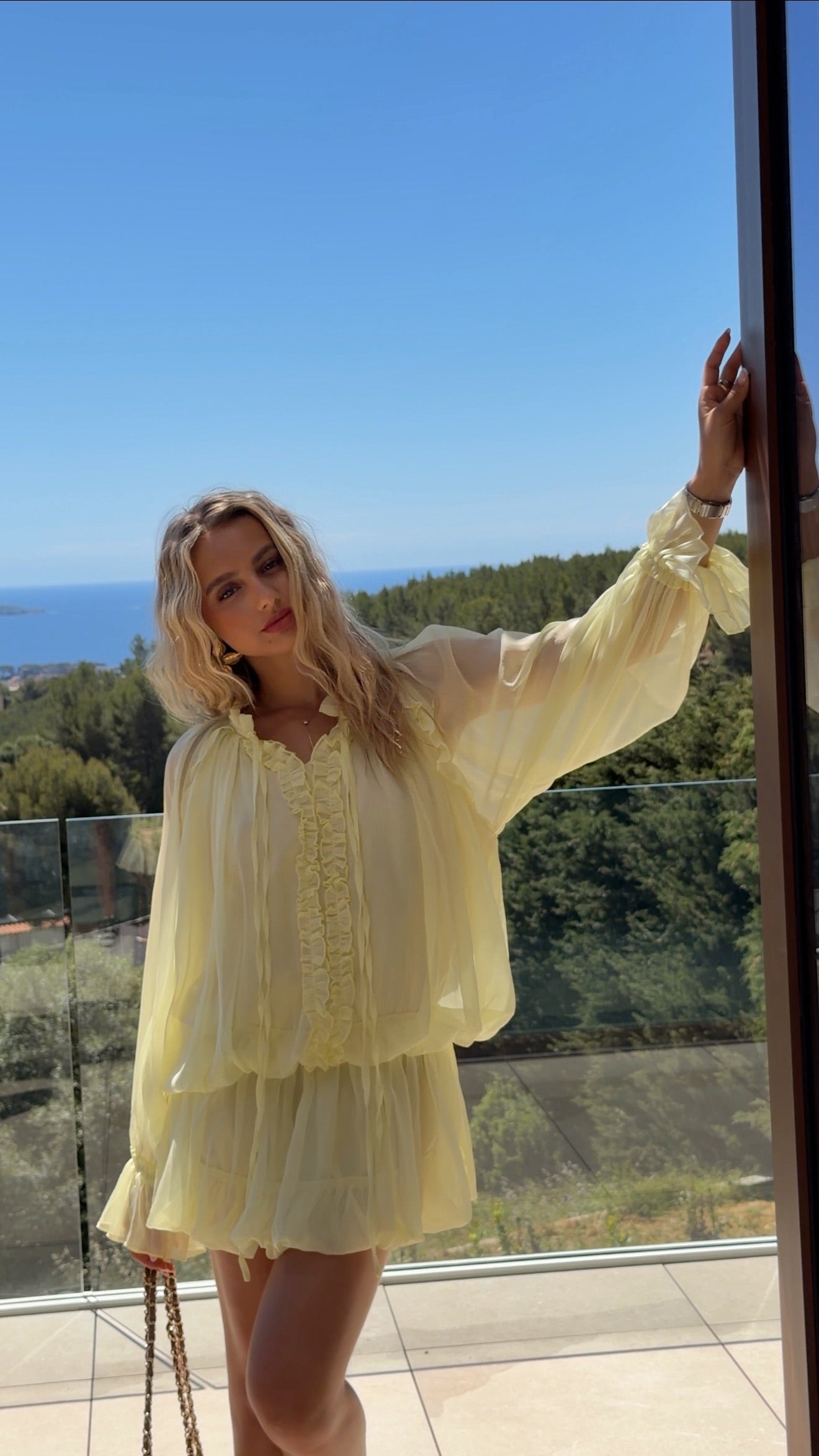 ROBE LESLIE - JAUNE