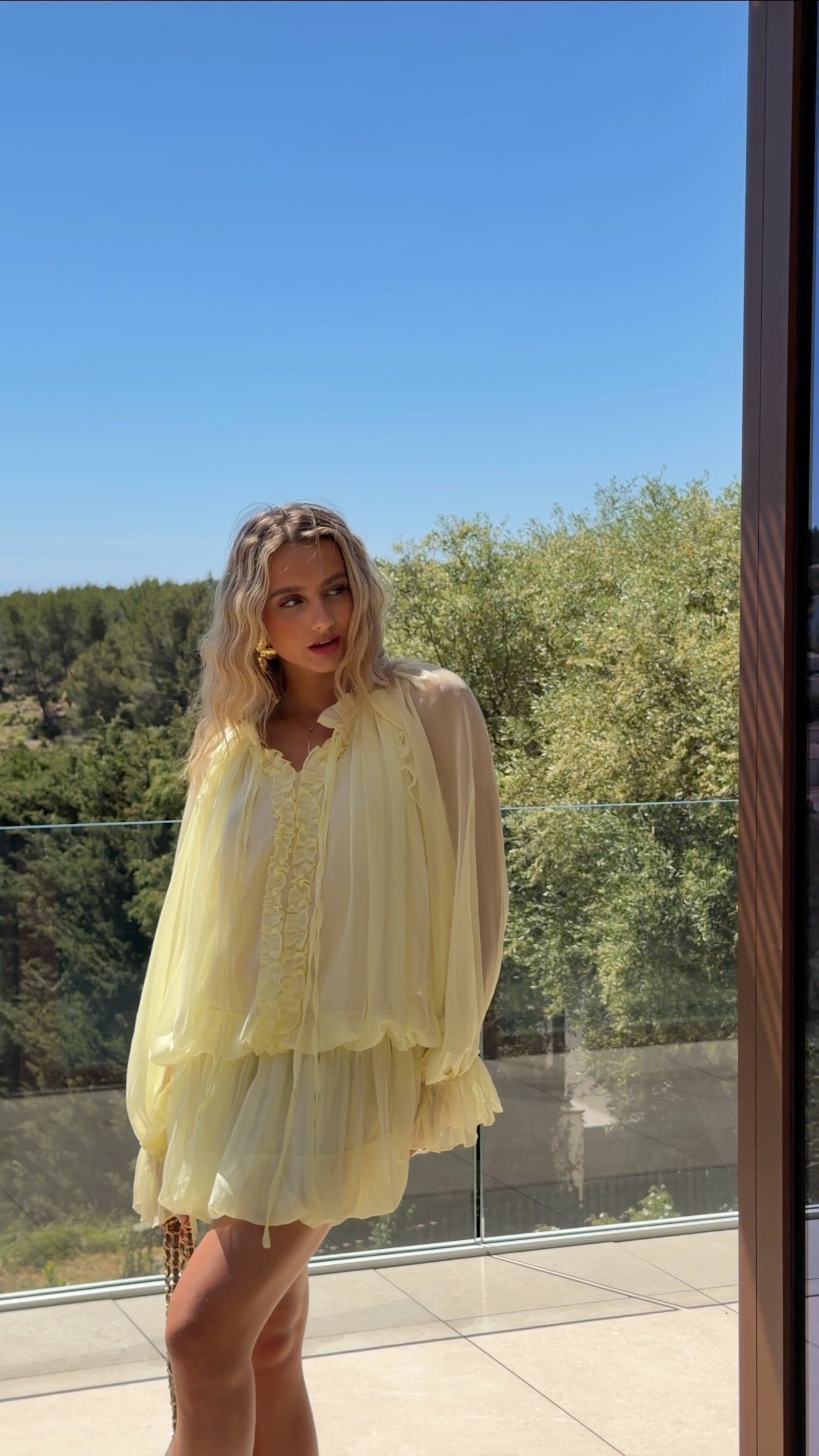 ROBE LESLIE - JAUNE