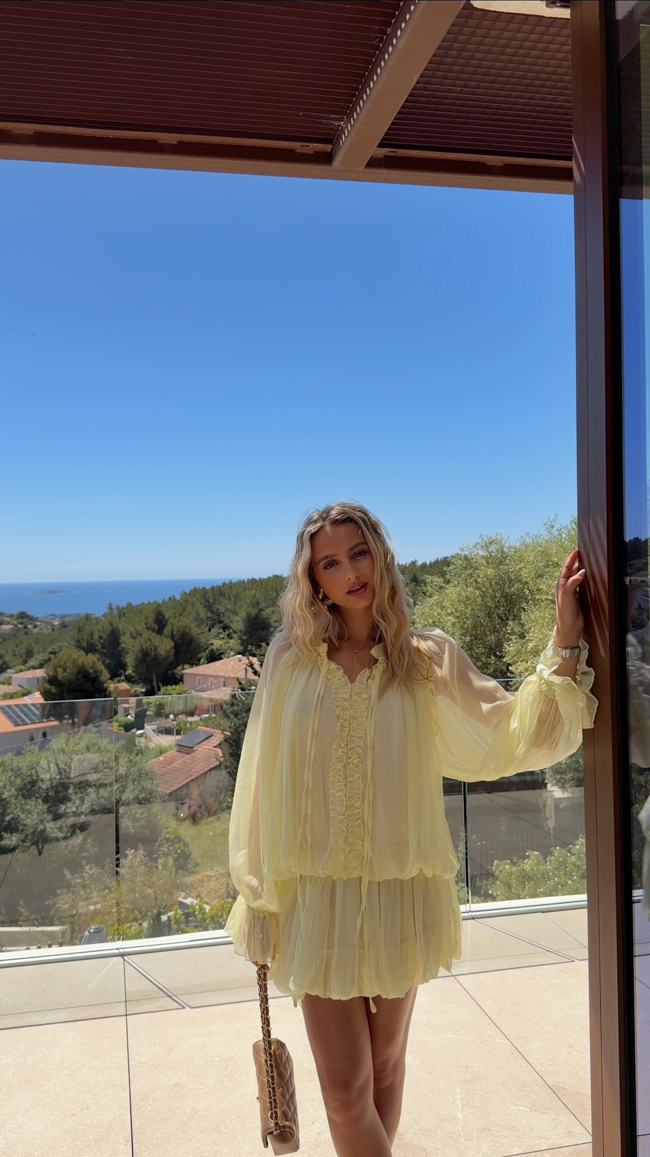 ROBE LESLIE - JAUNE