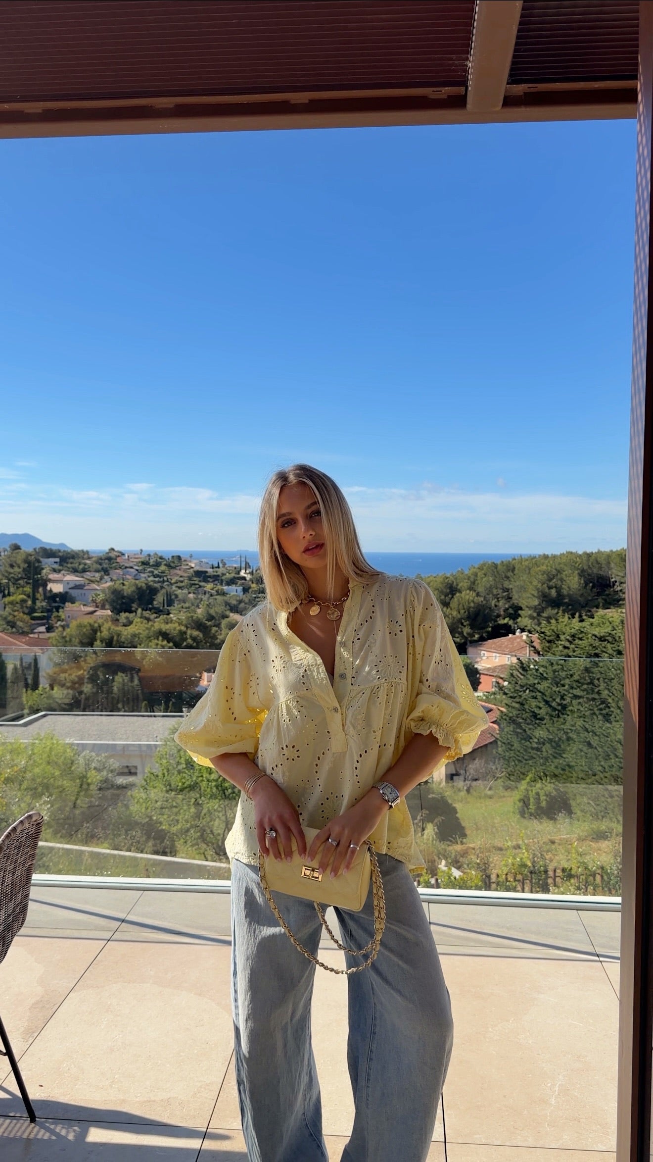 BLUSA ENOLA - AMARILLO