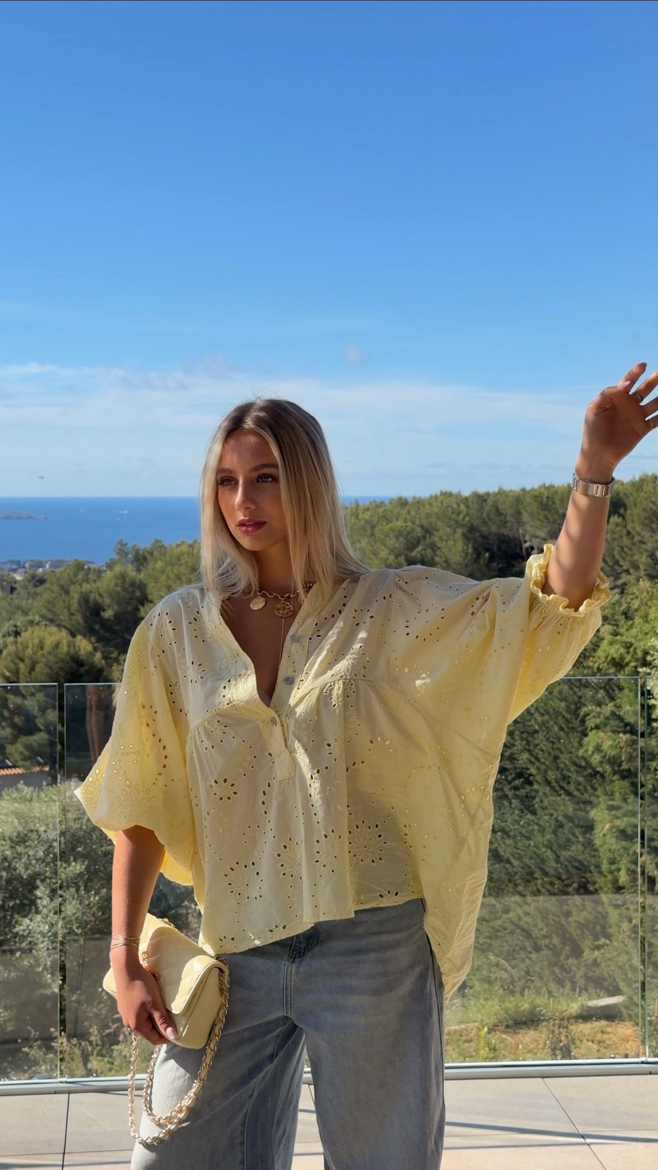 BLUSA ENOLA - AMARILLO